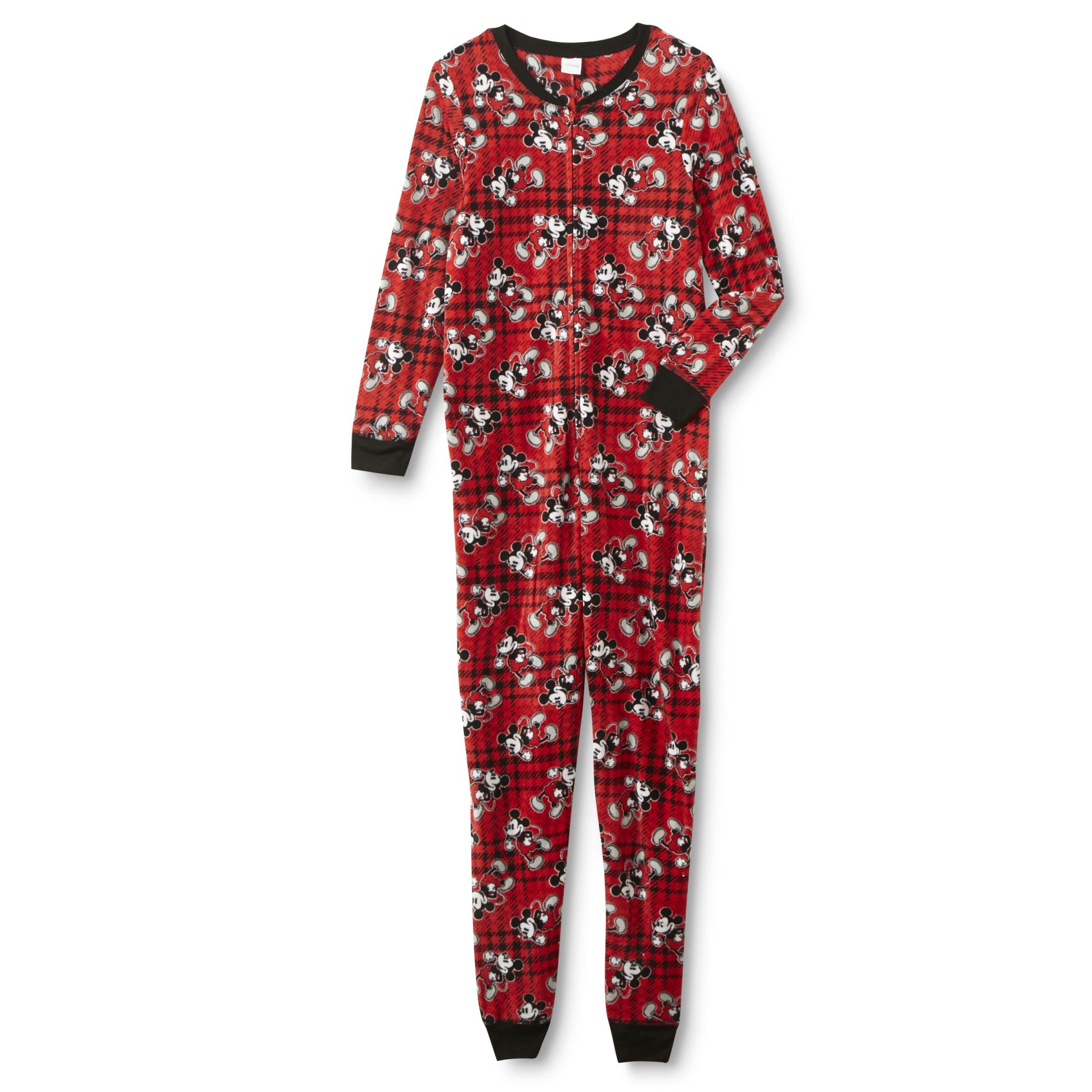Disney Mickey Mouse Women's Plus One-Piece Pajamas