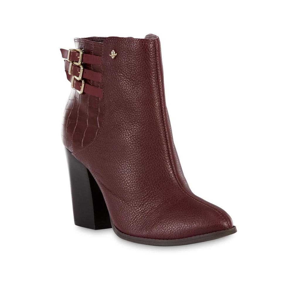 Cravo & Canela Women's Leather Boot - Burgundy
