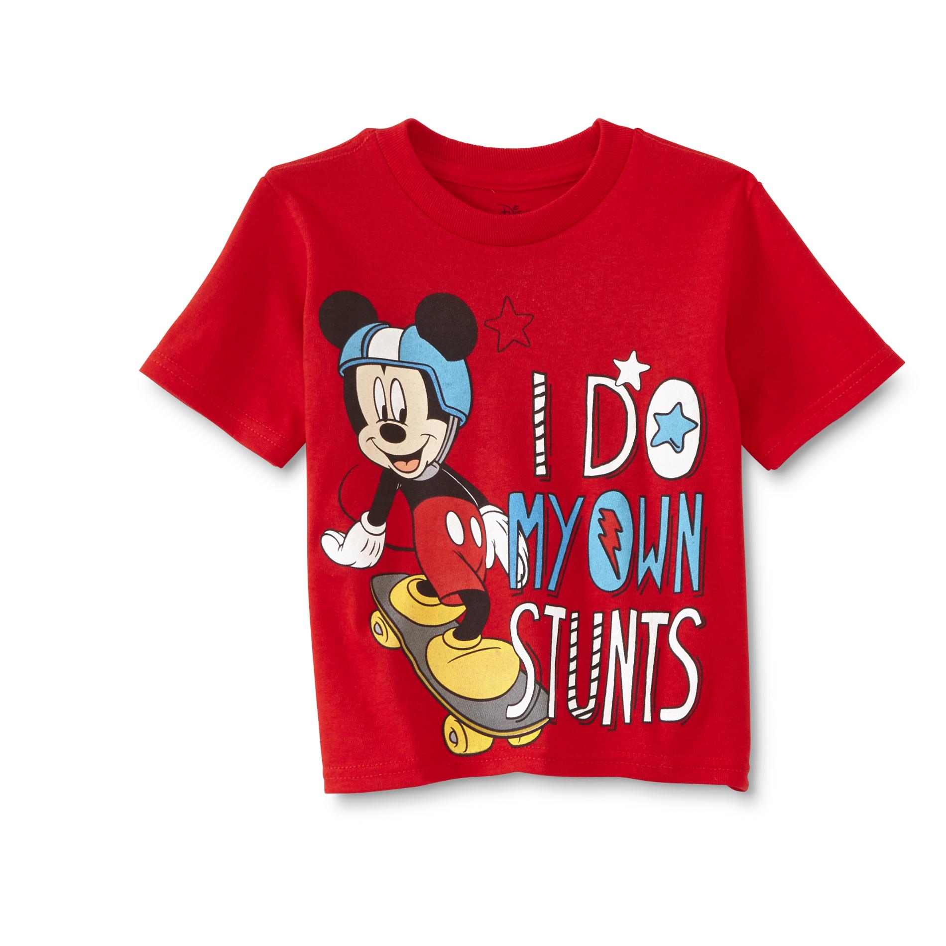 Disney Mickey Mouse Toddler Boys' Graphic T-Shirt - My Own Stunts
