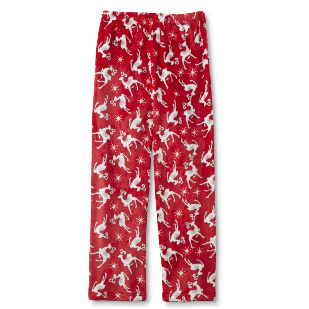 Laura Scott Women's Pajama Shirt, Pants & Socks - Reindeer