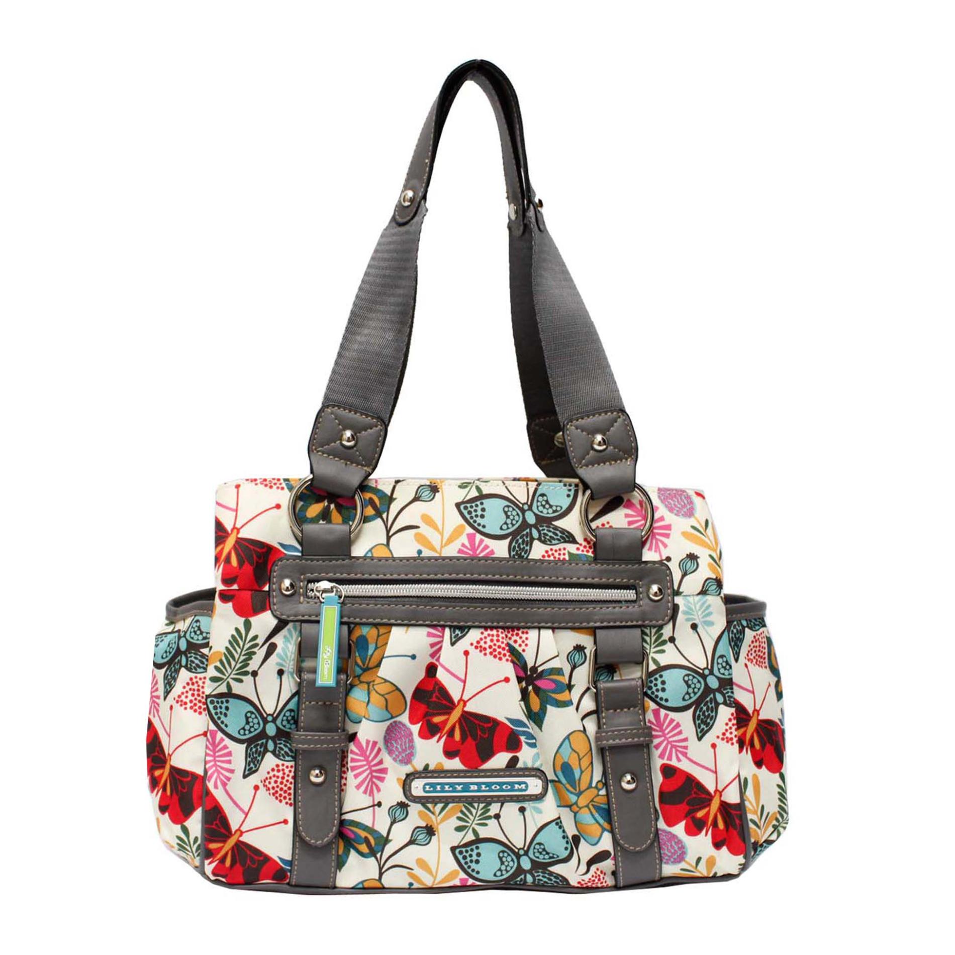 Lily Bloom Women's Landon Triple Section Satchel - Butterfly | Shop ...