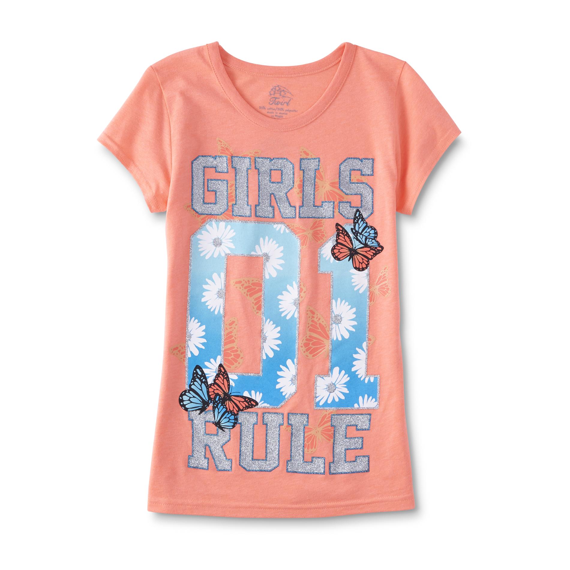 Route 66 Girls' Graphic T-Shirt - Girls Rule