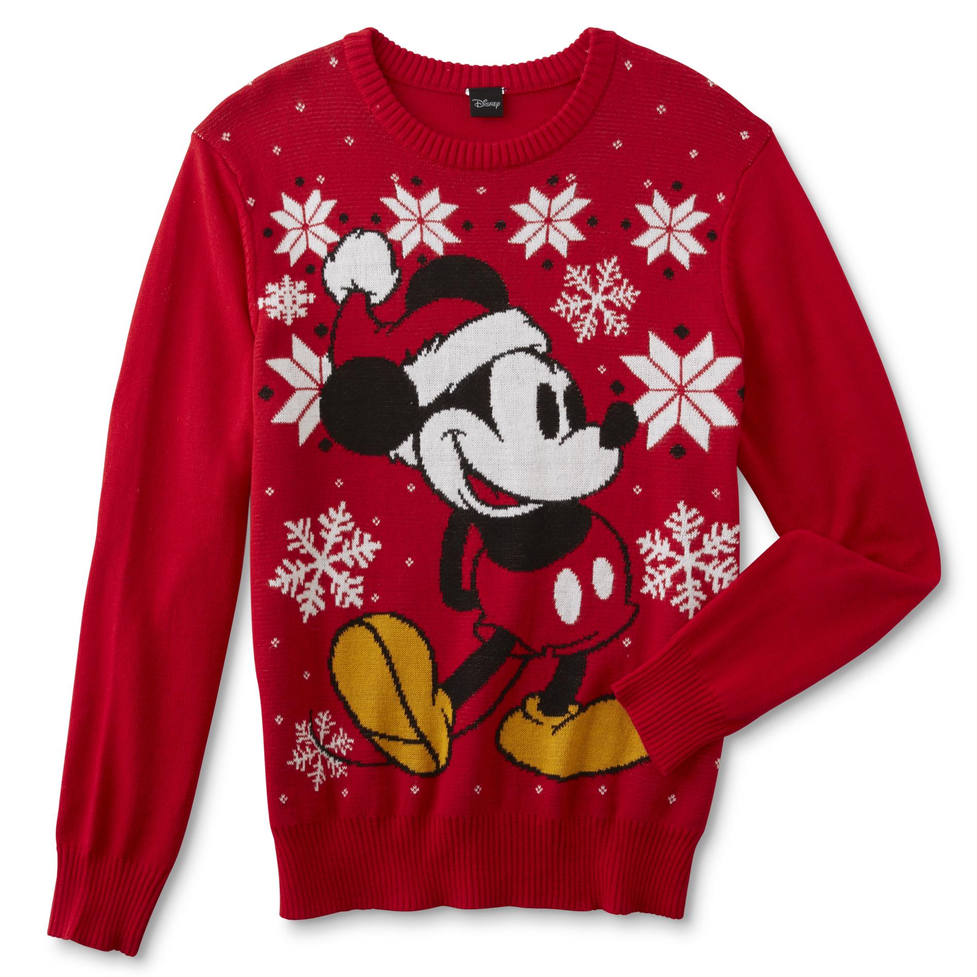 Disney Mickey Mouse Men's Christmas Sweater