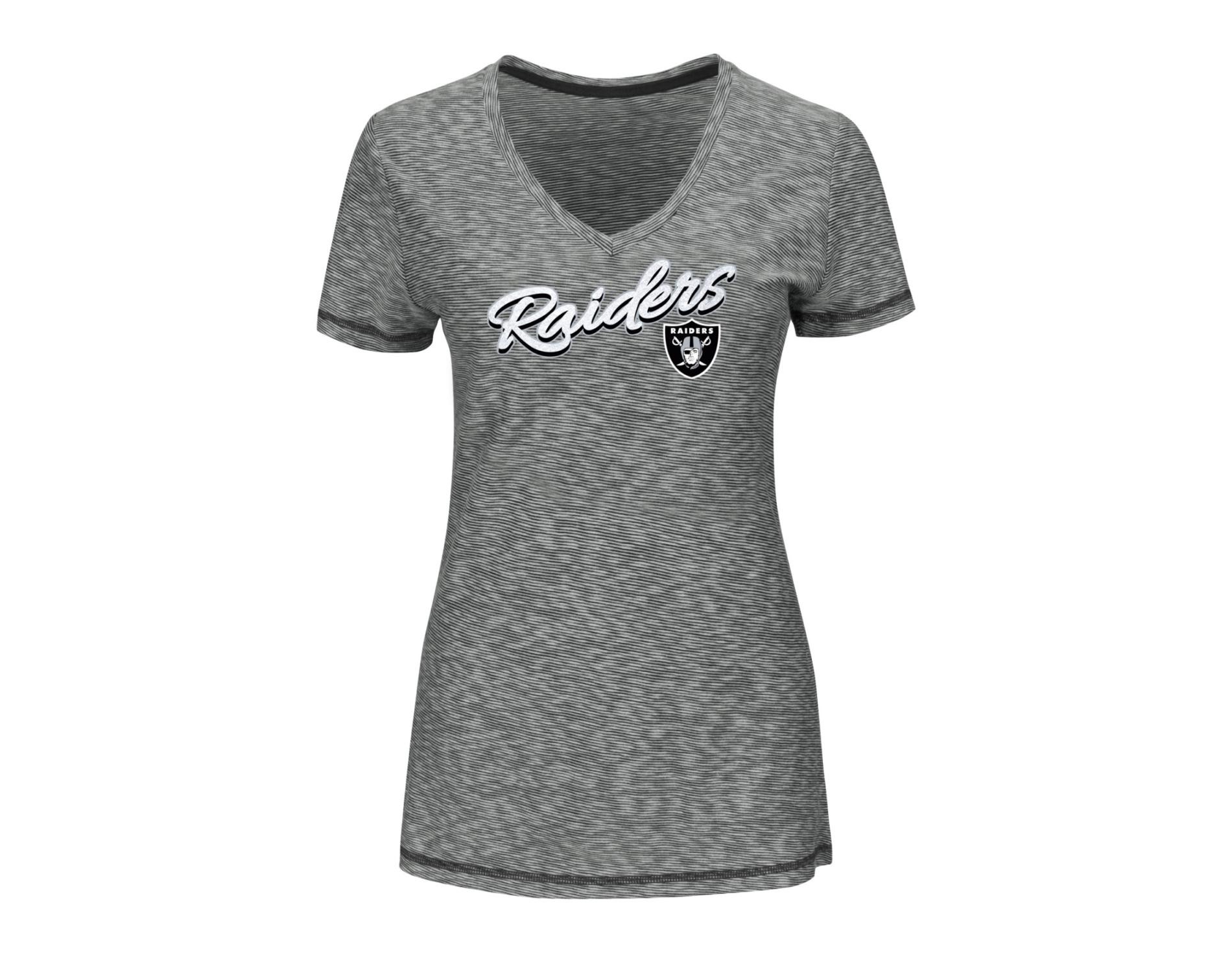 NFL Women's Ribbed Graphic T-Shirt - Oakland Raiders