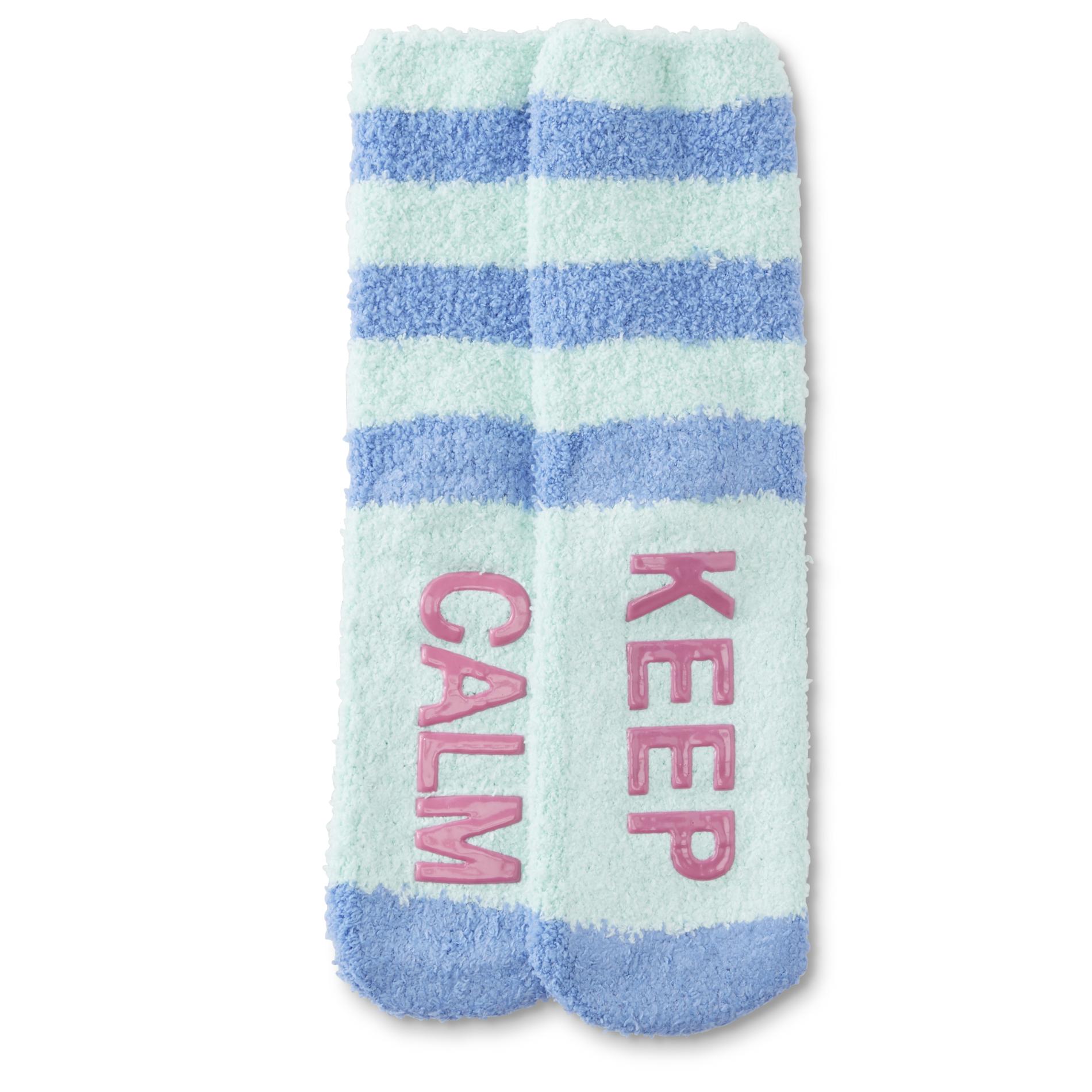 Joe Boxer Juniors' Gripper Socks - Keep Calm