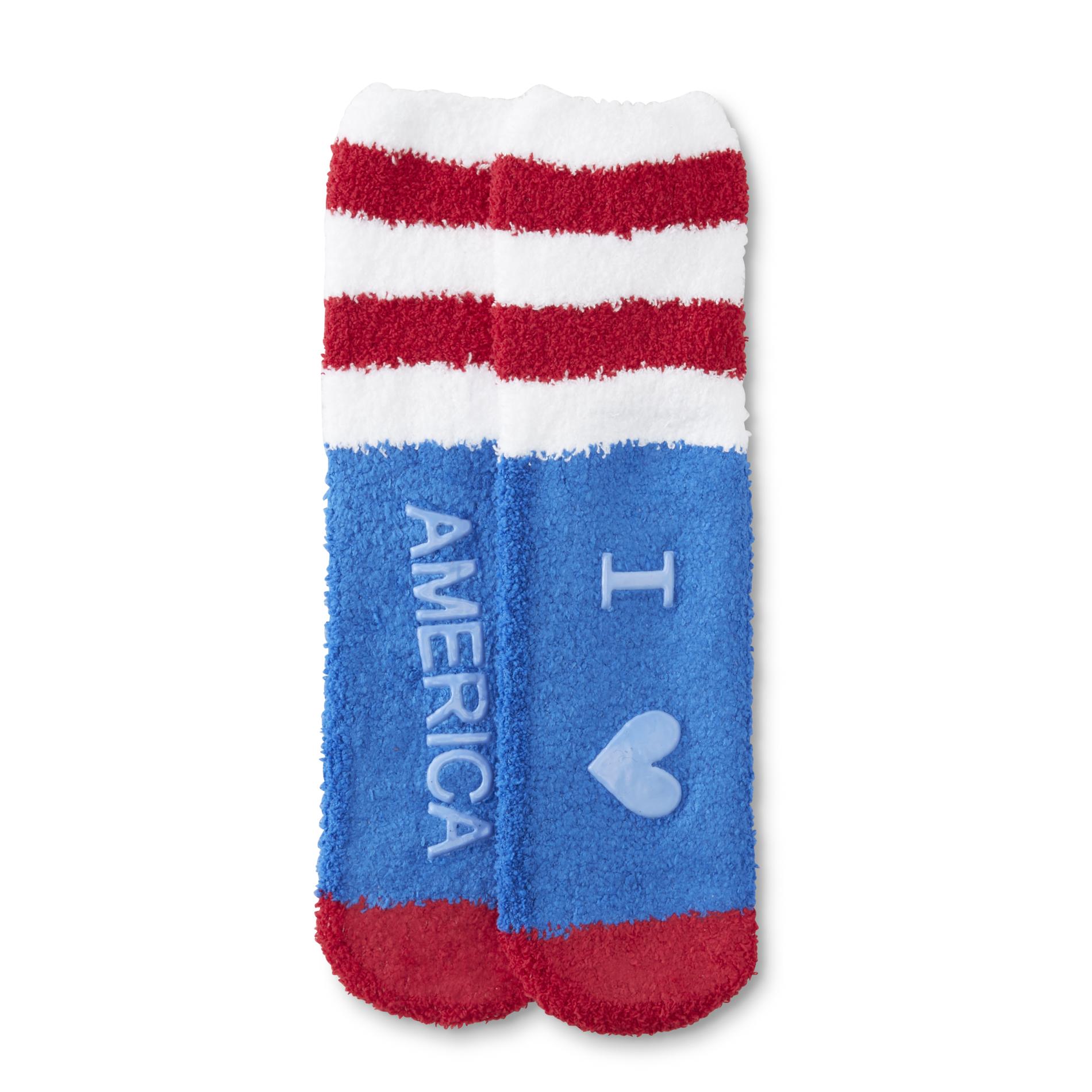 Joe Boxer Juniors' Gripper Socks - I Love America