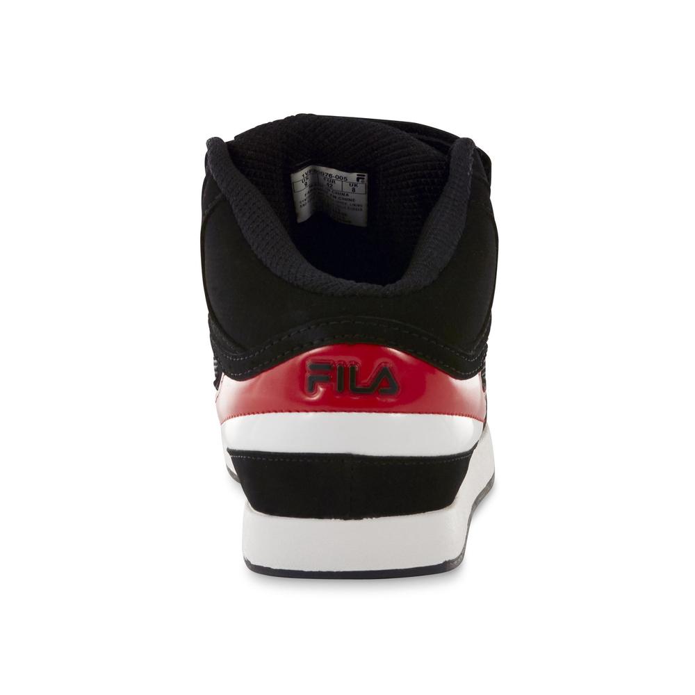 Fila Men's BB84 Fusion Black/Red/White Sneaker