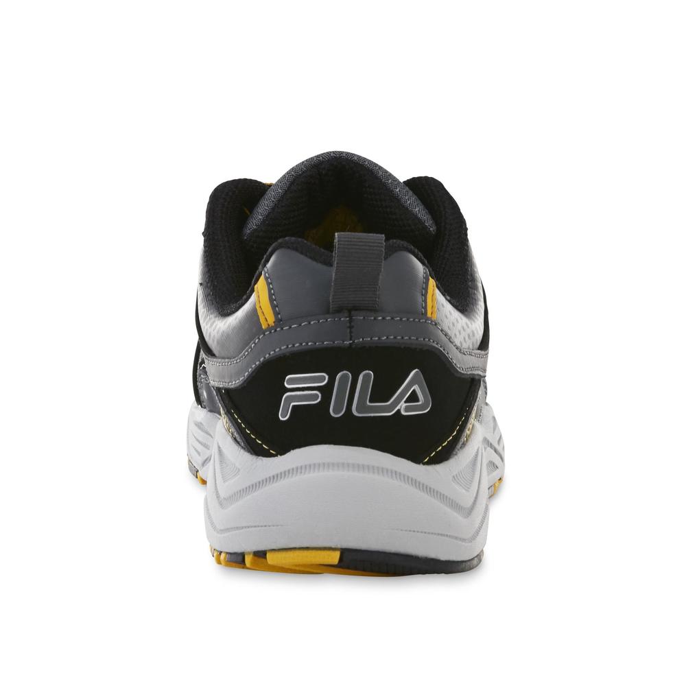 Fila Men's Headway 7 Athletic Shoe - Dark Gray/Yellow