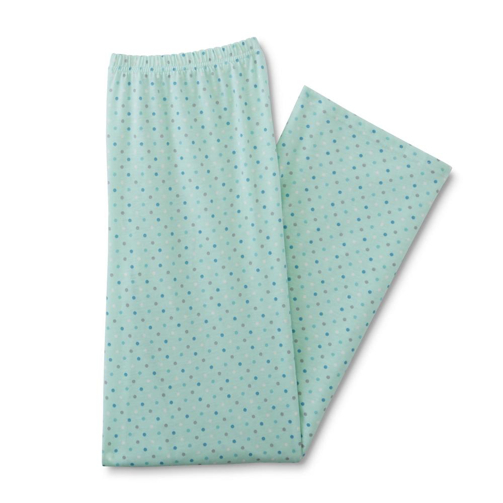 Laura Scott Women's Pajama Top & Pants - Polka-Dots