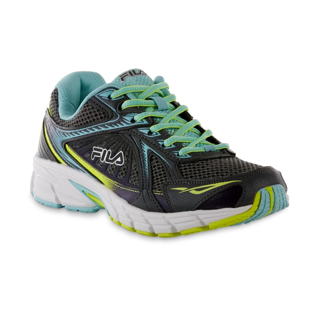Fila Women's Omnispeed Gray/Aqua Running Shoe