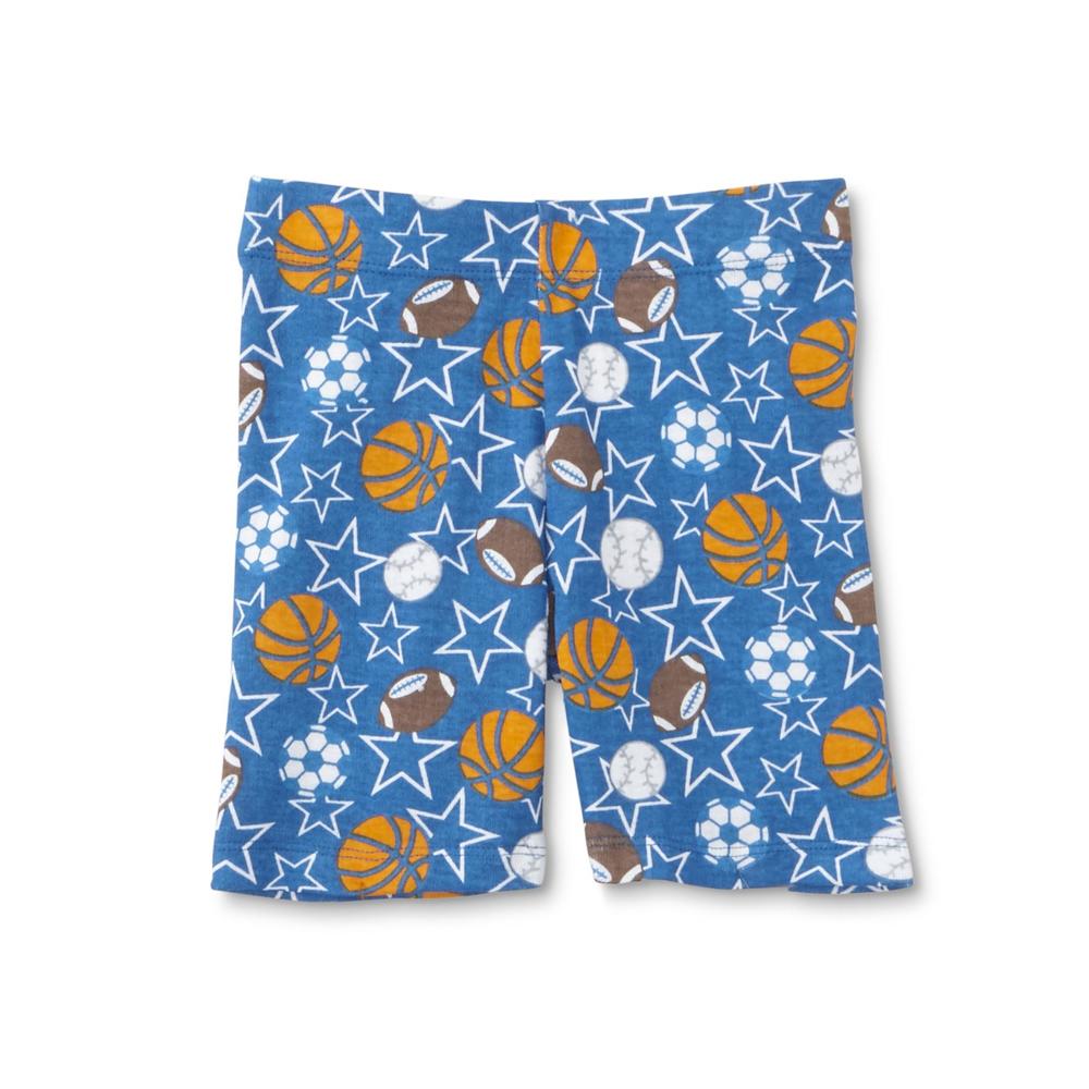 WonderKids Infant & Toddler Boys' Graphic Pajama Shirt & Shorts - Sports