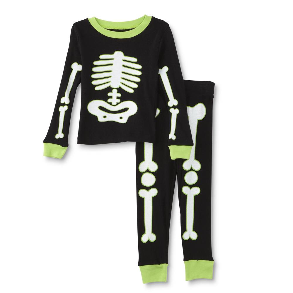 WonderKids Infant & Toddler Boys' Graphic Pajama Shirt & Pants - Skeleton