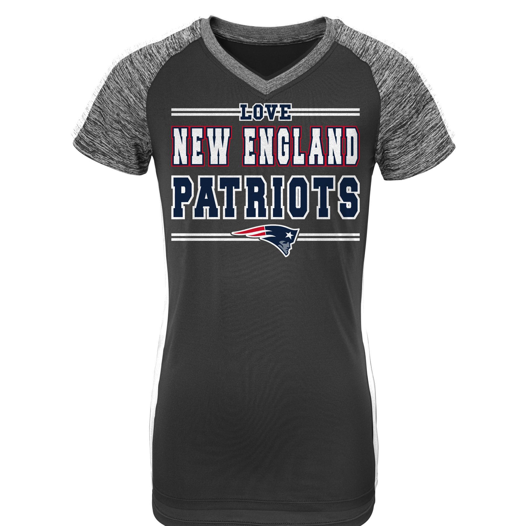 NFL Juniors' Raglan T-Shirt - New England Patriots