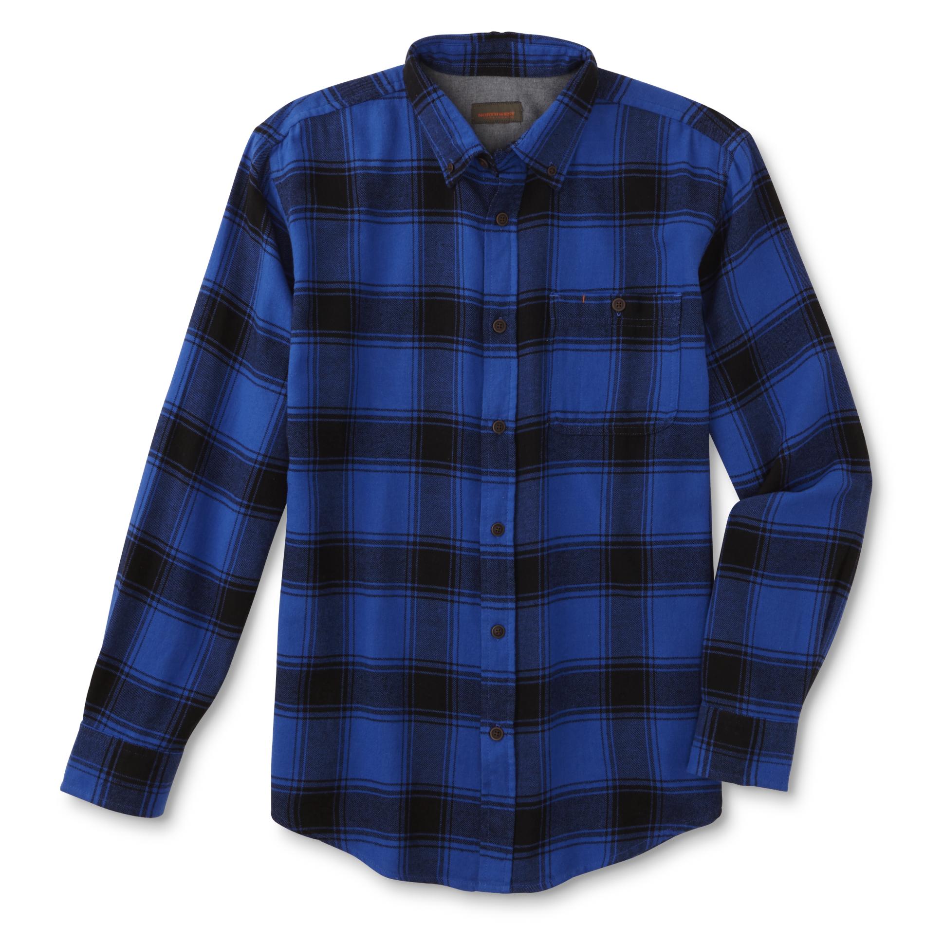 Northwest Territory Men's Big & Tall Flannel Sport Shirt - Plaid