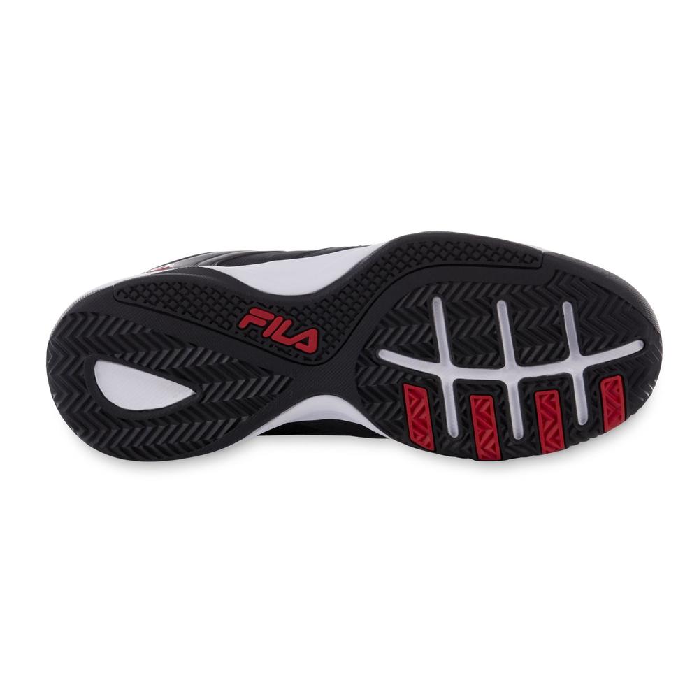 Fila Men's Bank Sneaker - Black/Red