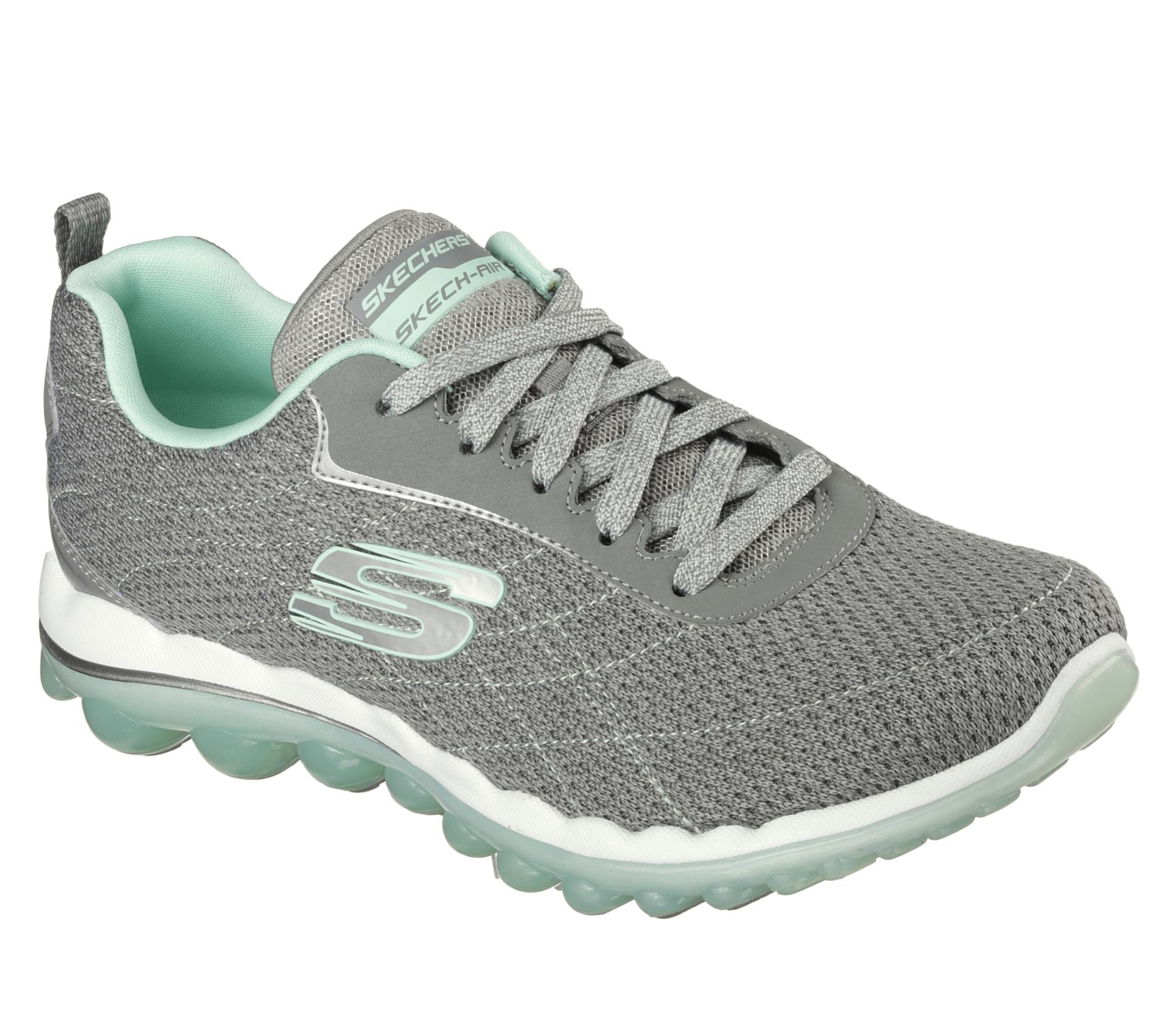 Skechers Womens Relaxed Fit Good Life Athletic Shoe Graymint Green Size 8 Graygreen image