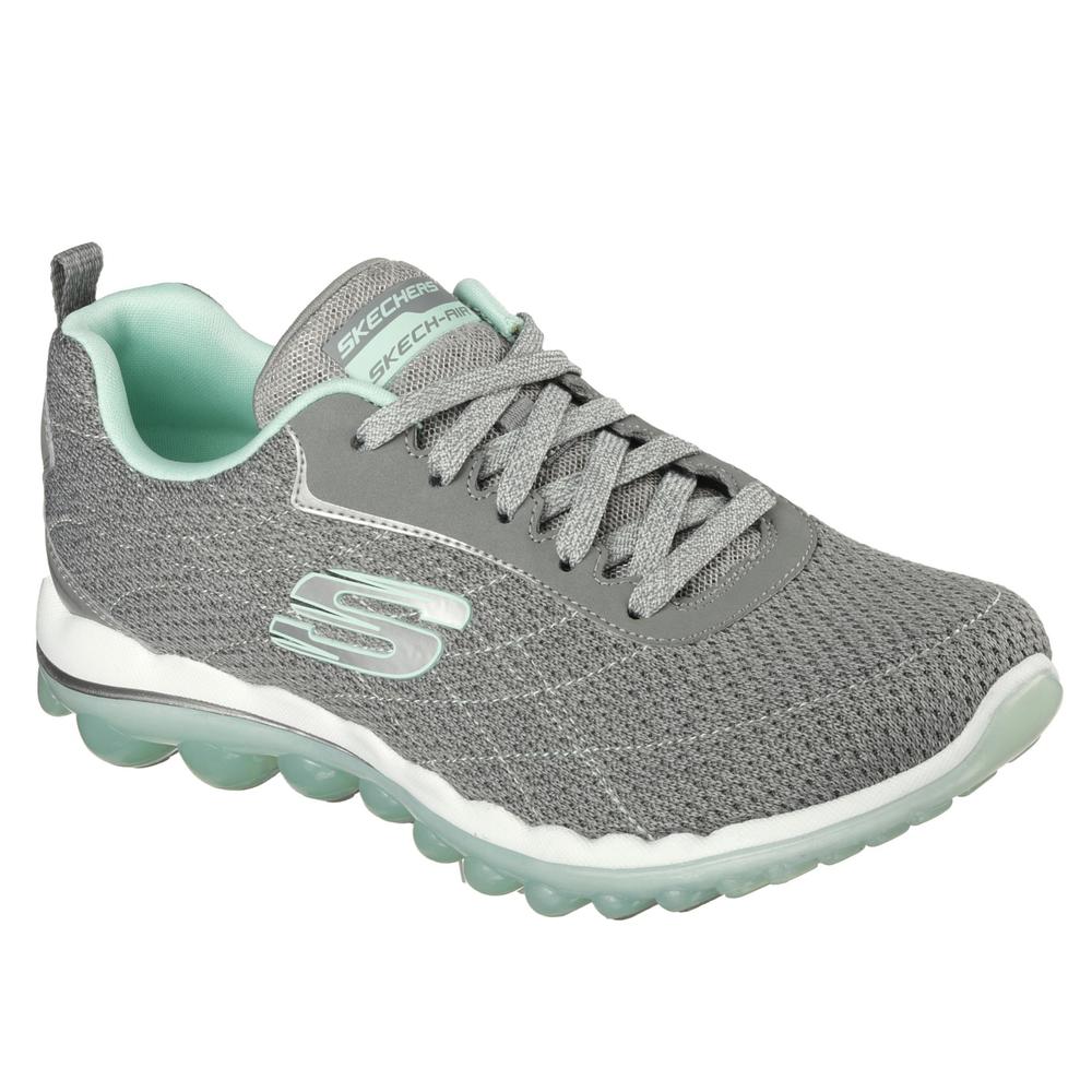 Skechers Women's Relaxed Fit Good Life Athletic Shoe - Gray/Mint Green