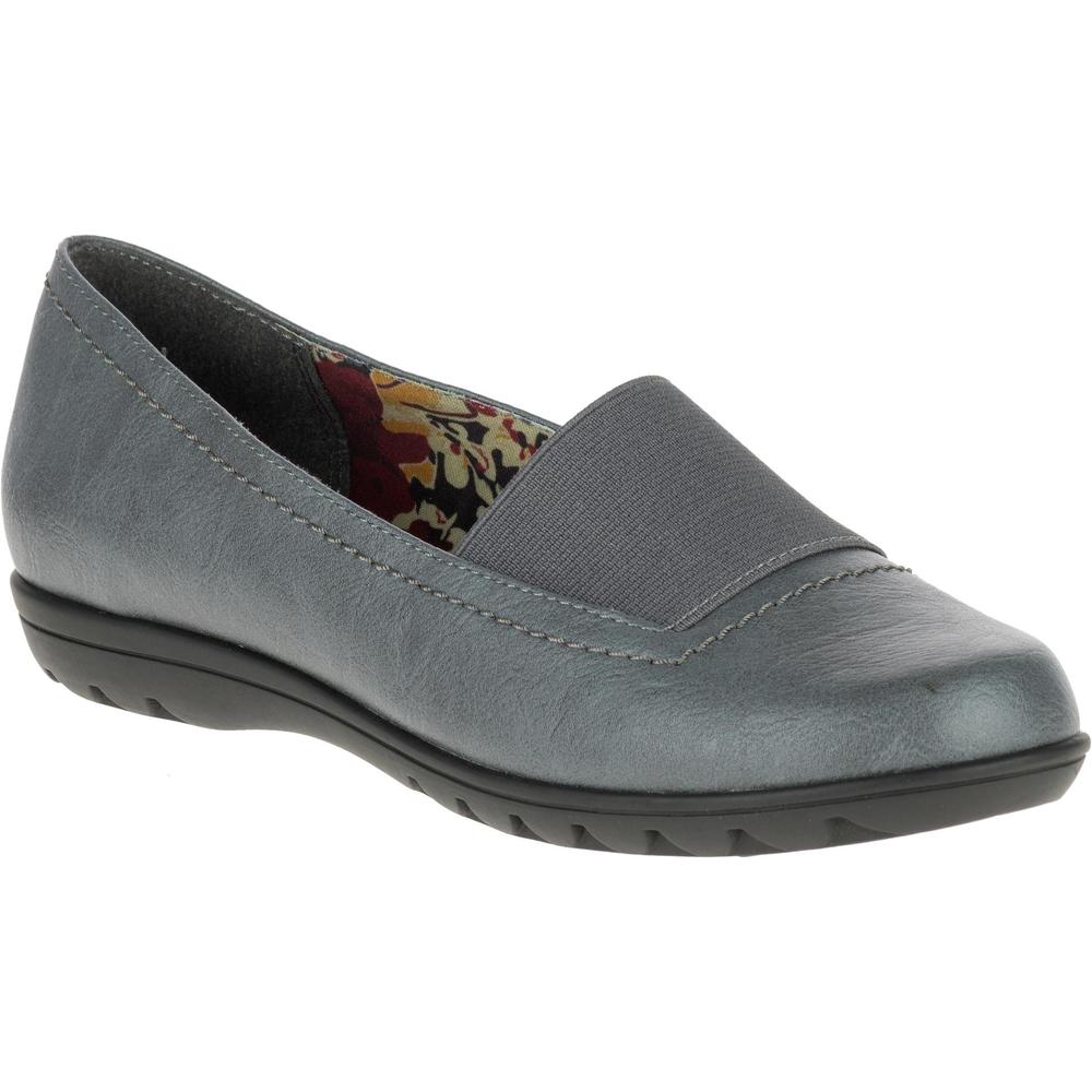 Soft Style by Hush Puppies Women's Varya Gray Slip-On Shoe - Wide Width Available