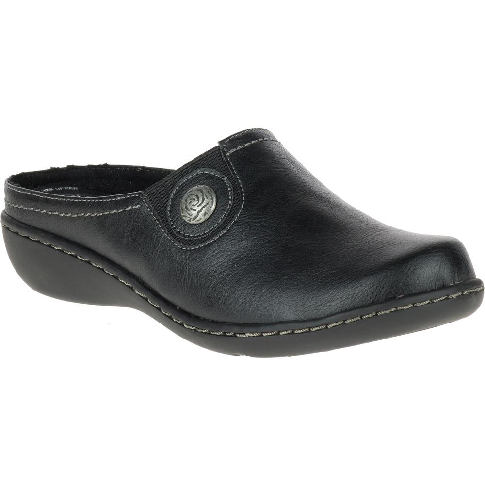 Soft Style by Hush Puppies Women's Jamila Leather Clog - Black