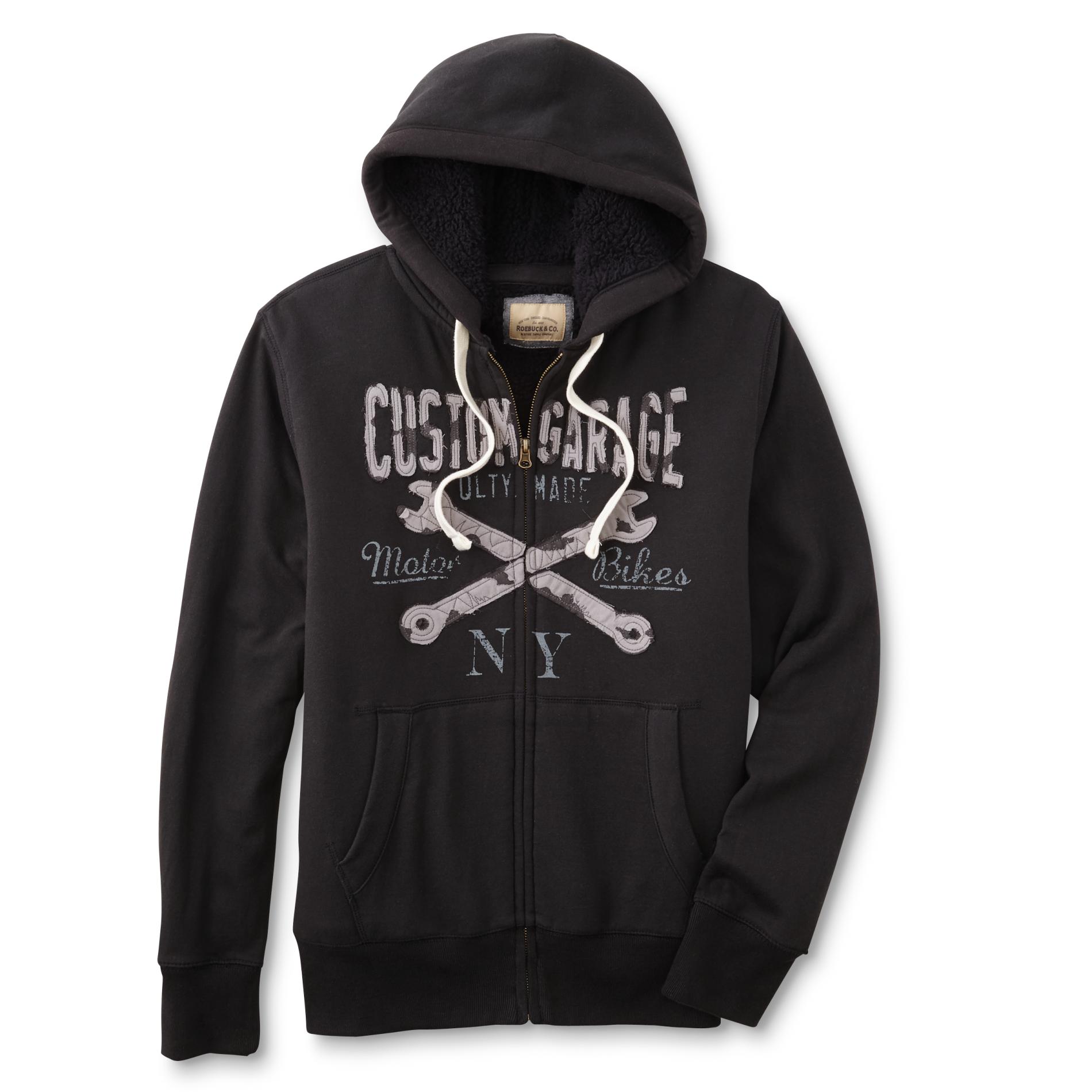 Roebuck & Co. Young Men's Graphic Hoodie Jacket - Custom Garage