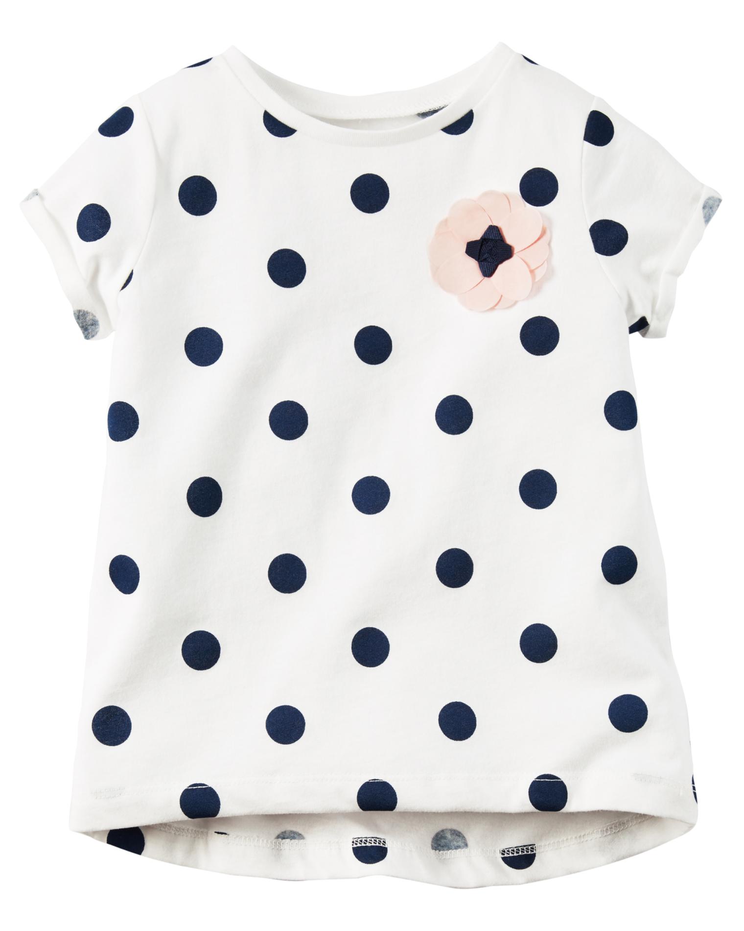 Carter's Girls' Graphic T-Shirt - Dots