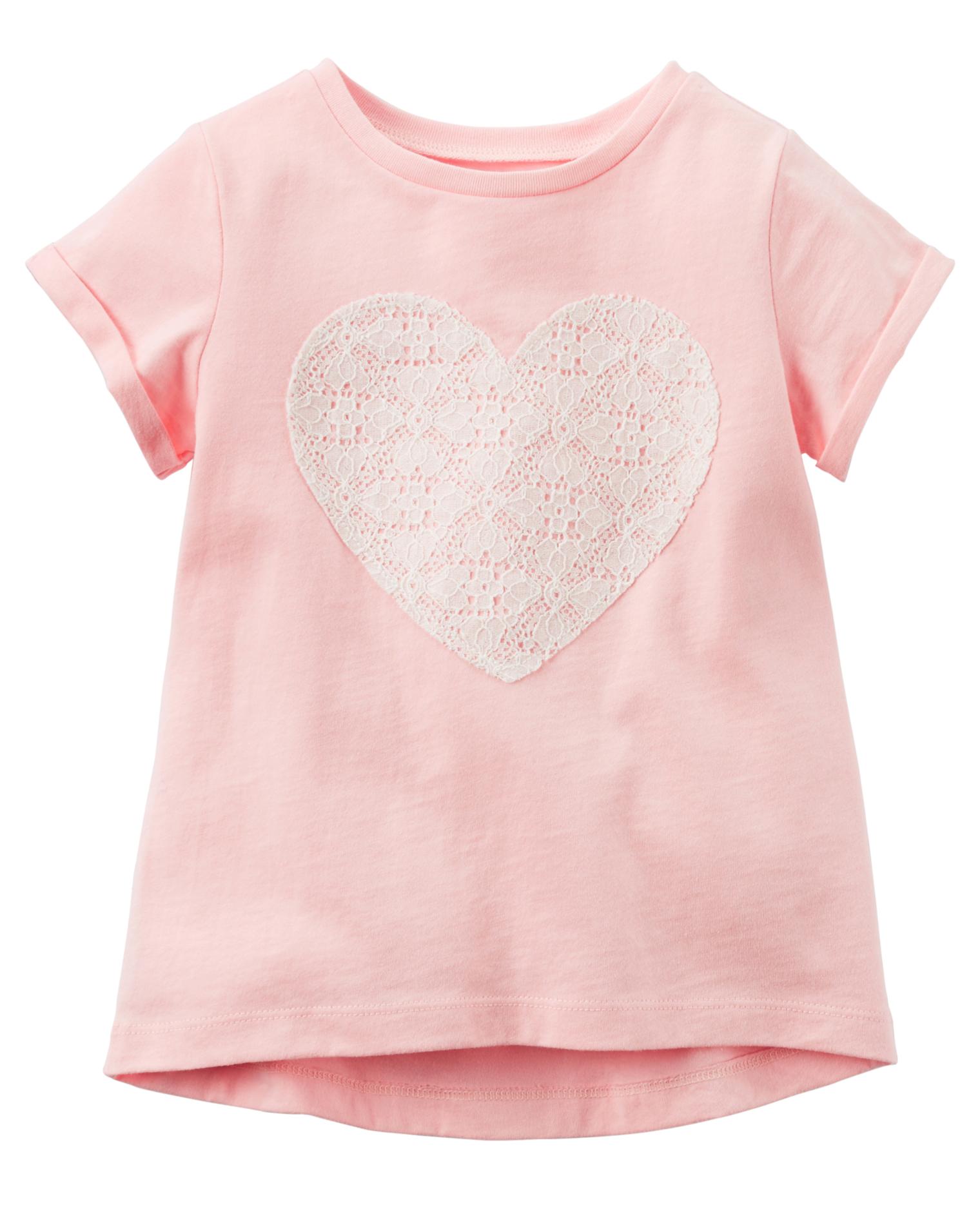 Carter's Girls' T-Shirt - Heart