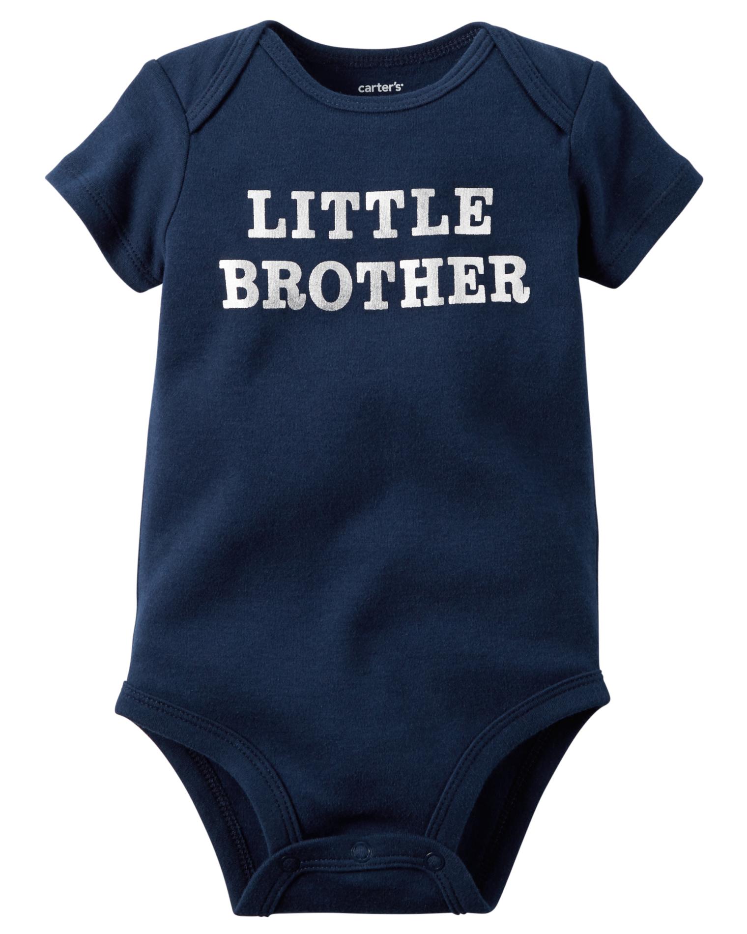 Carter's Newborn & Infant Boys' Graphic Bodysuit - Little Brother