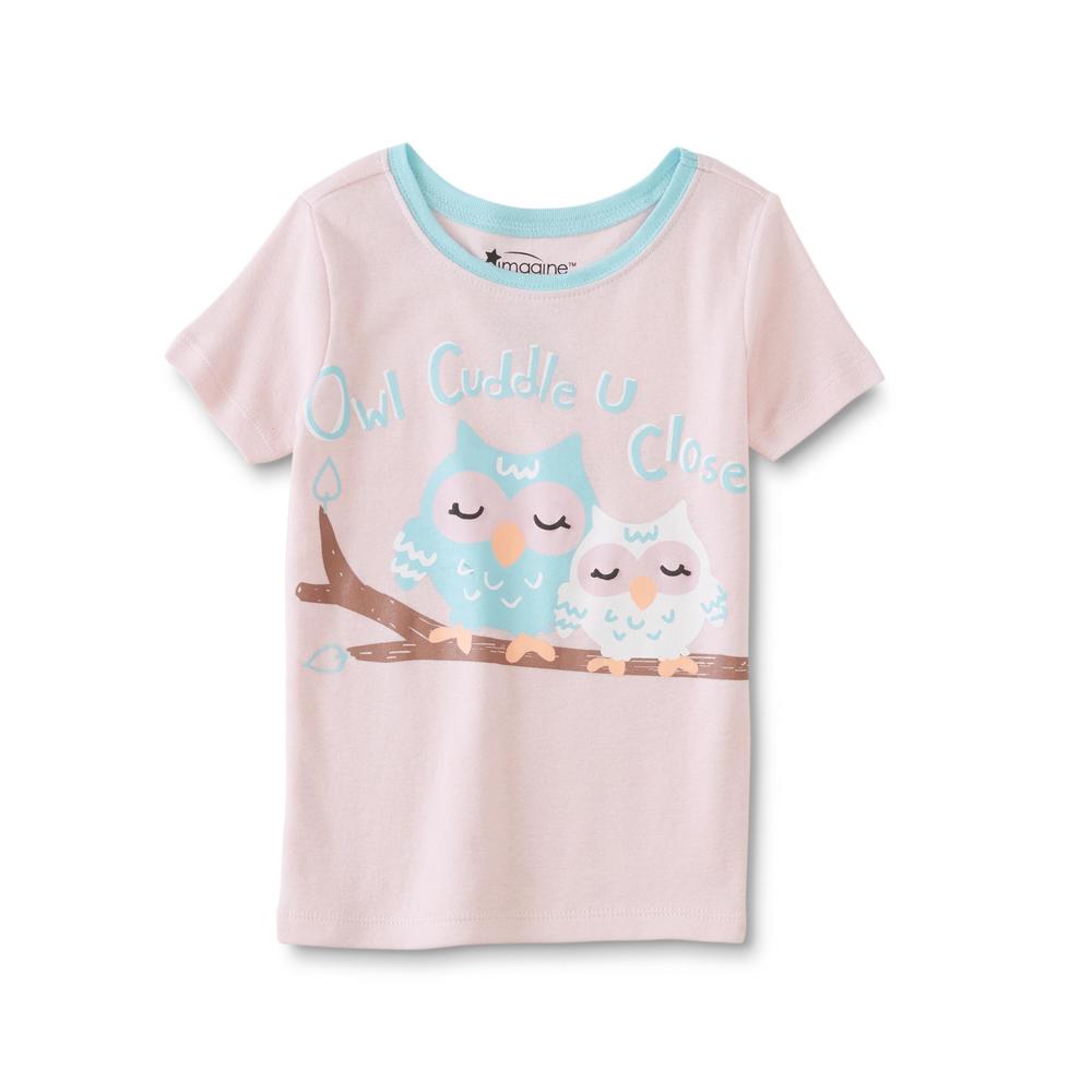 WonderKids Infant & Toddler Girls' Pajama Top & Shorts - Owls