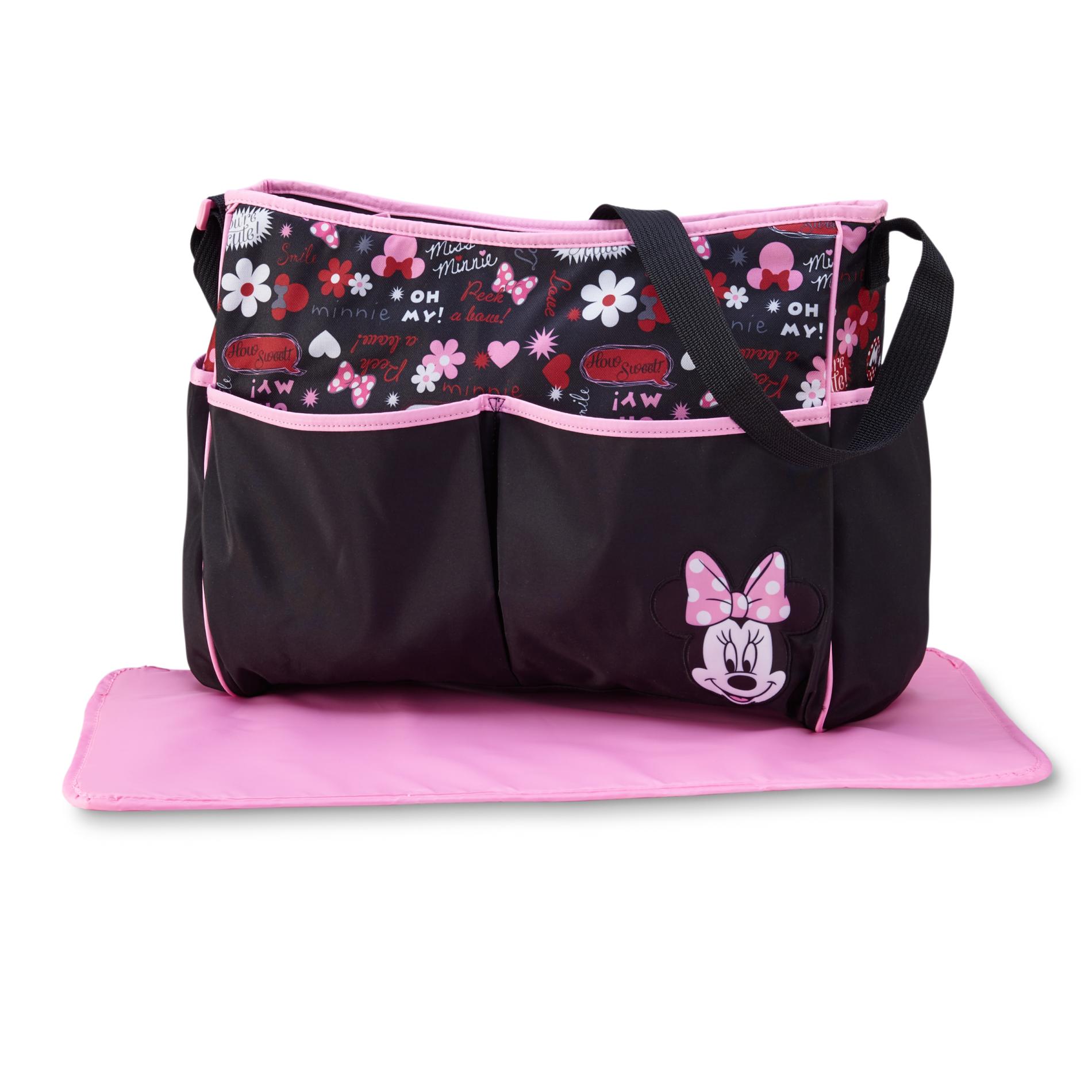 minnie mouse baby changing bag