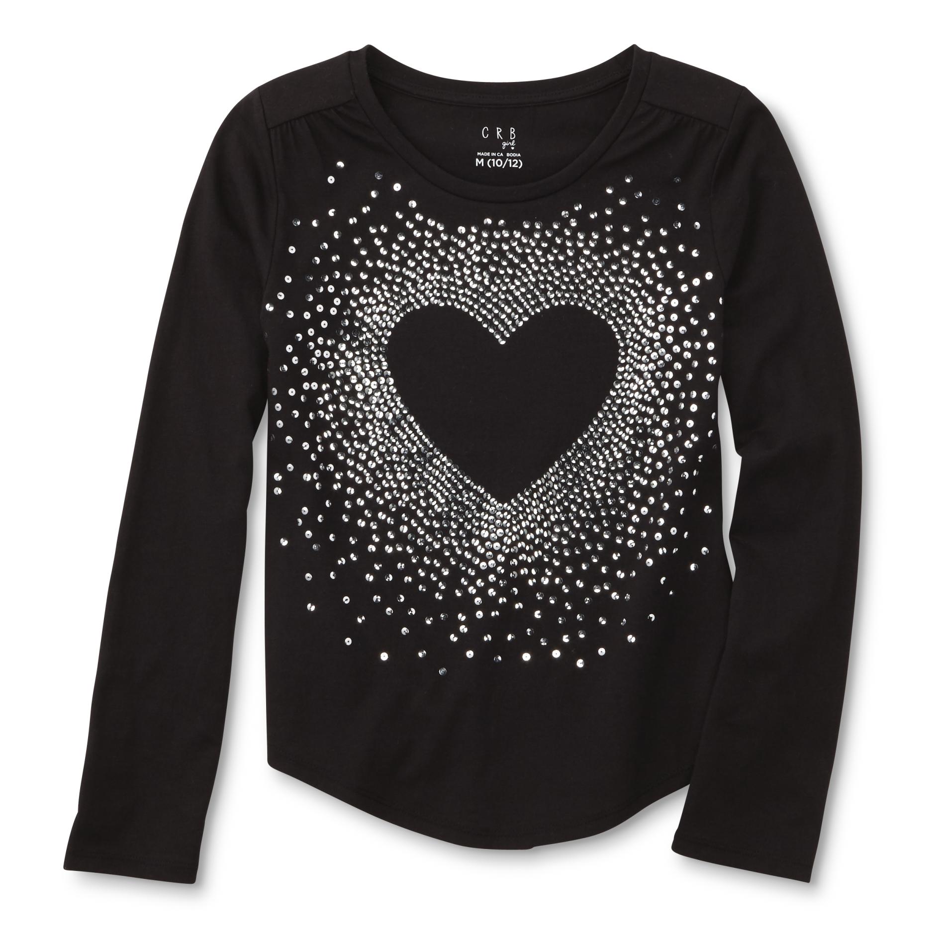 Canyon River Blues Girls' Embellished Shirt - Heart