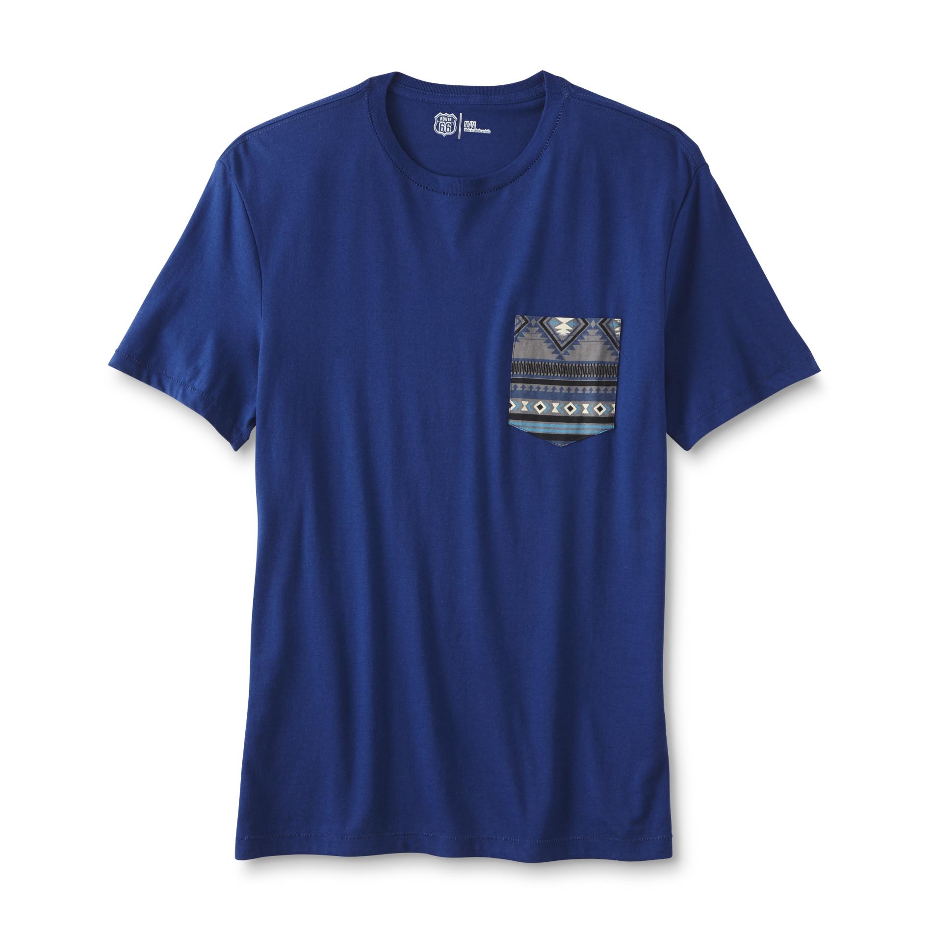 Route 66 Men's Pocket T-Shirt - Tribal
