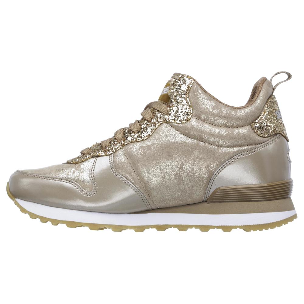 Skechers Women's Glitter Girl Athletic Shoe Gold