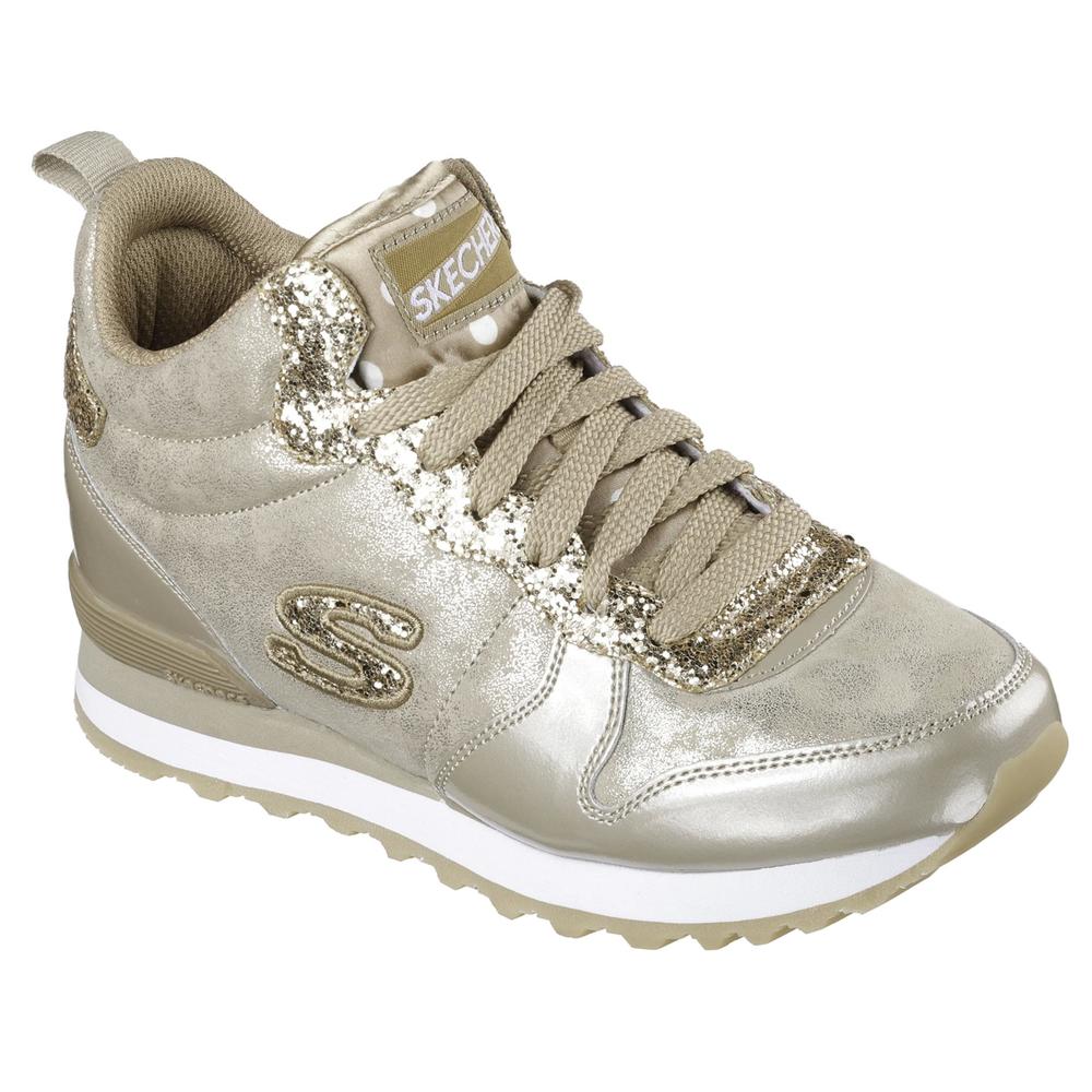 Skechers Women's Glitter Girl Athletic Shoe - Gold
