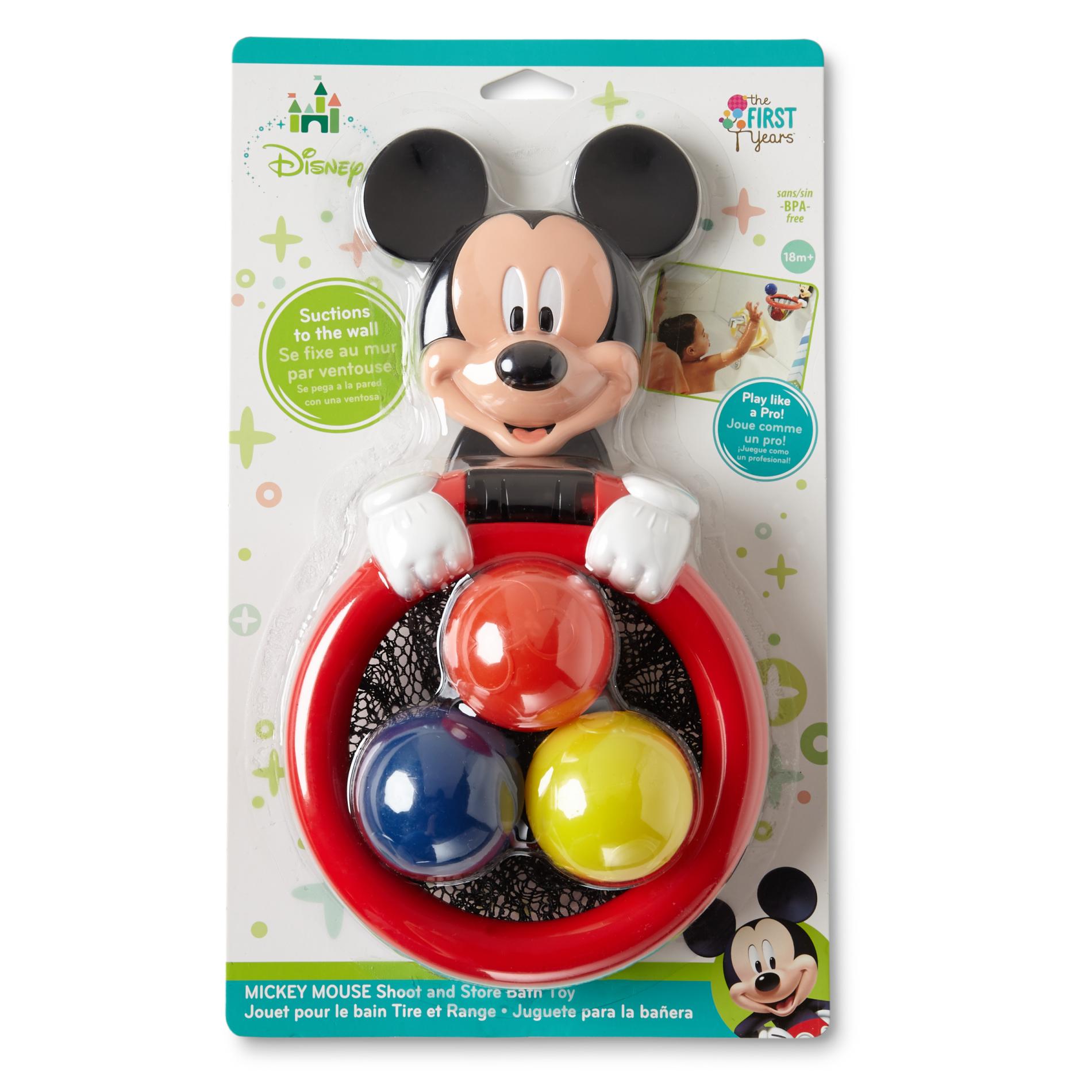 Disney Mickey Mouse Infants' Shoot & Score Bath Toy
