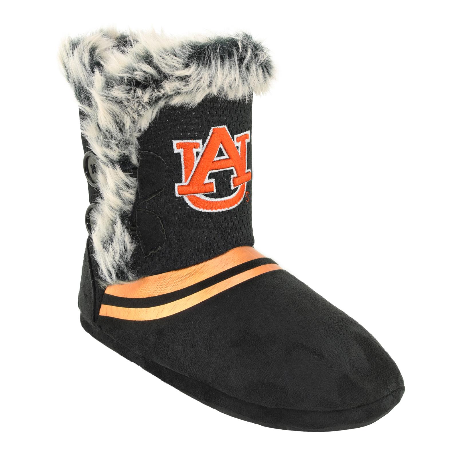 NCAA Women's Auburn University Tigers Black/Orange Slipper