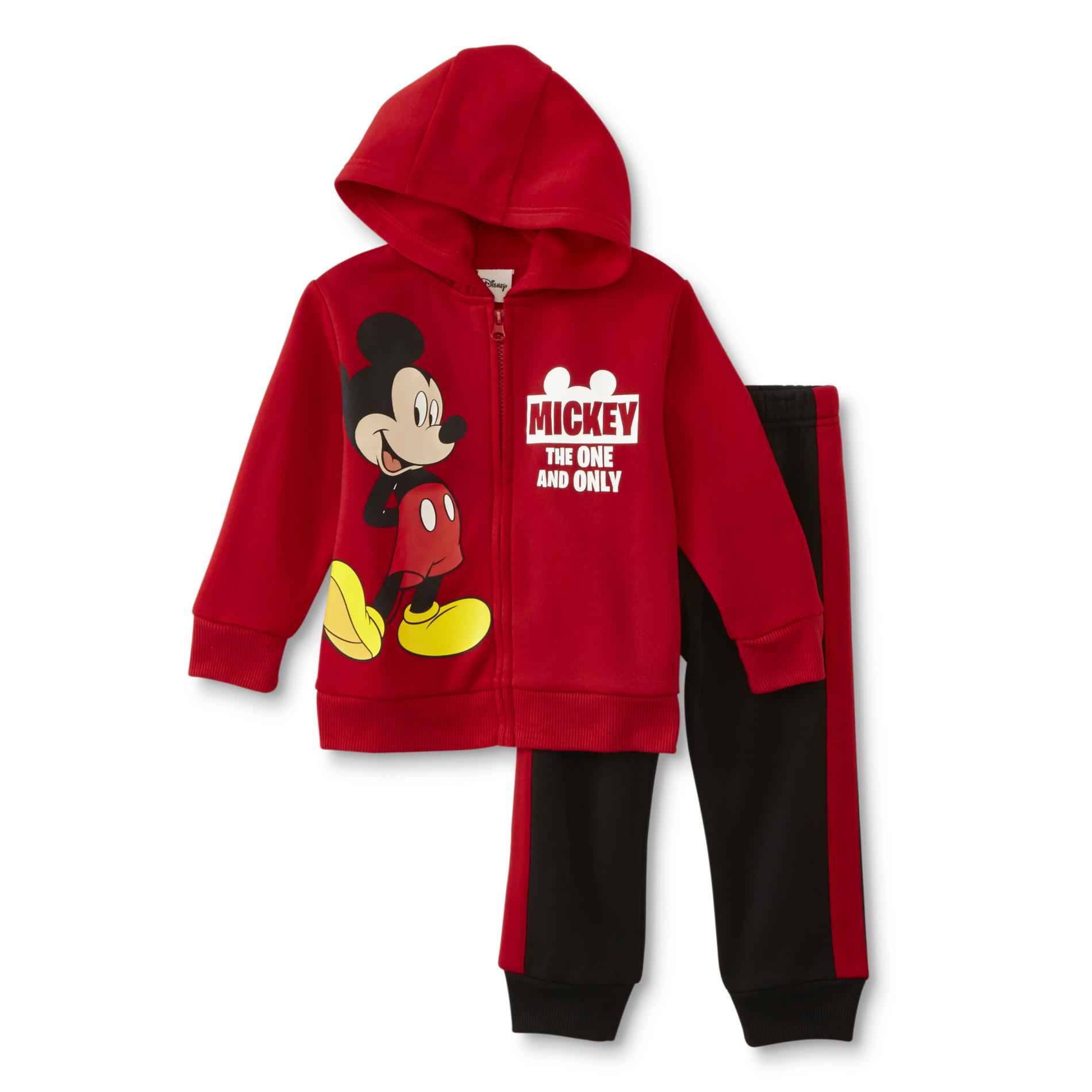 Disney Mickey Mouse Infant & Toddler Boys' Hoodie Jacket & Pants