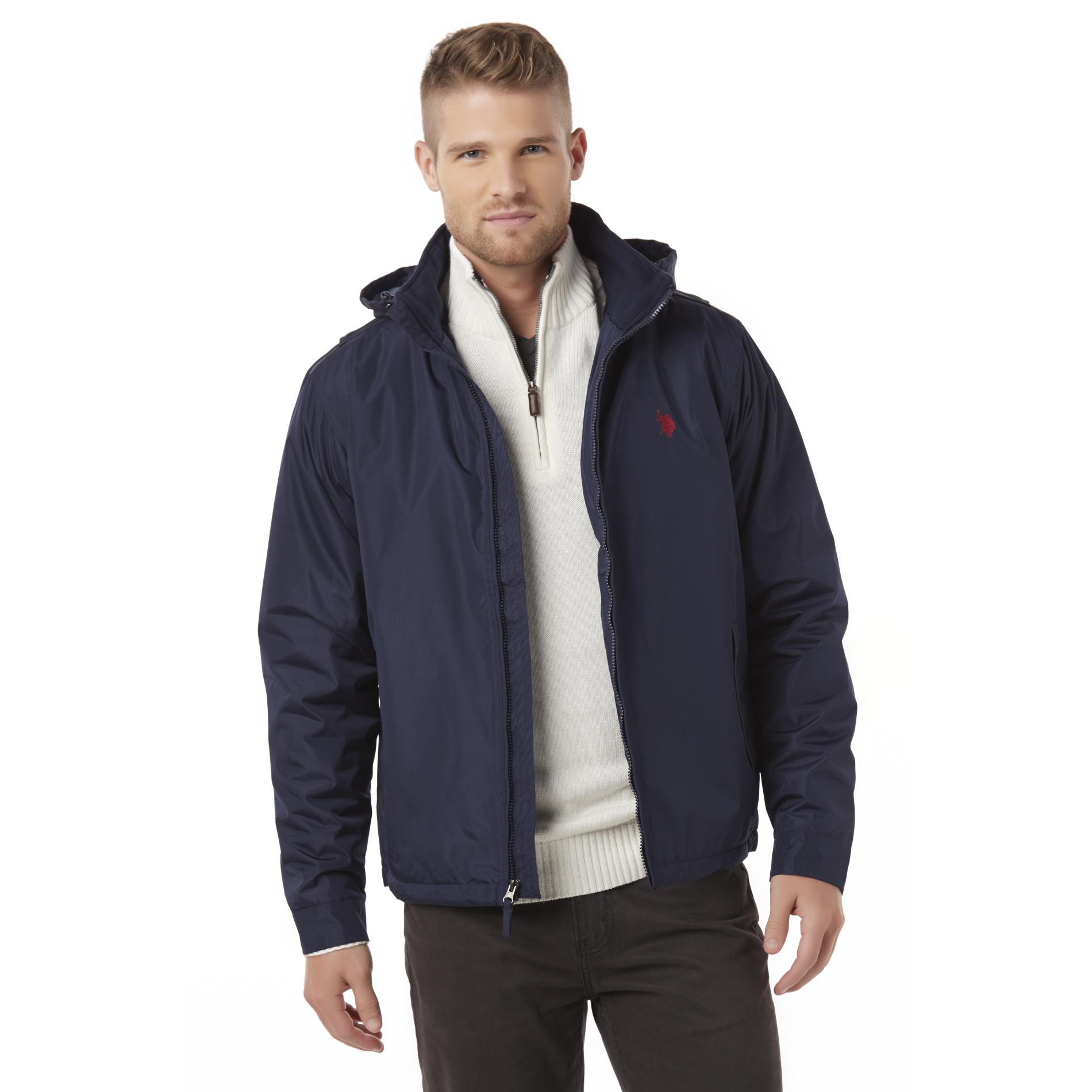 U.S. Polo Assn. Men's Hooded Winter Jacket | Shop Your Way: Online ...