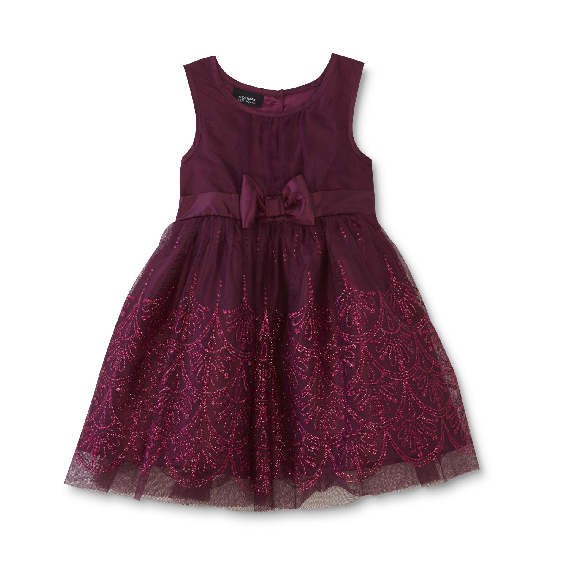 Holiday Editions Infant & Toddler Girls' Occasion Dress - Scallop