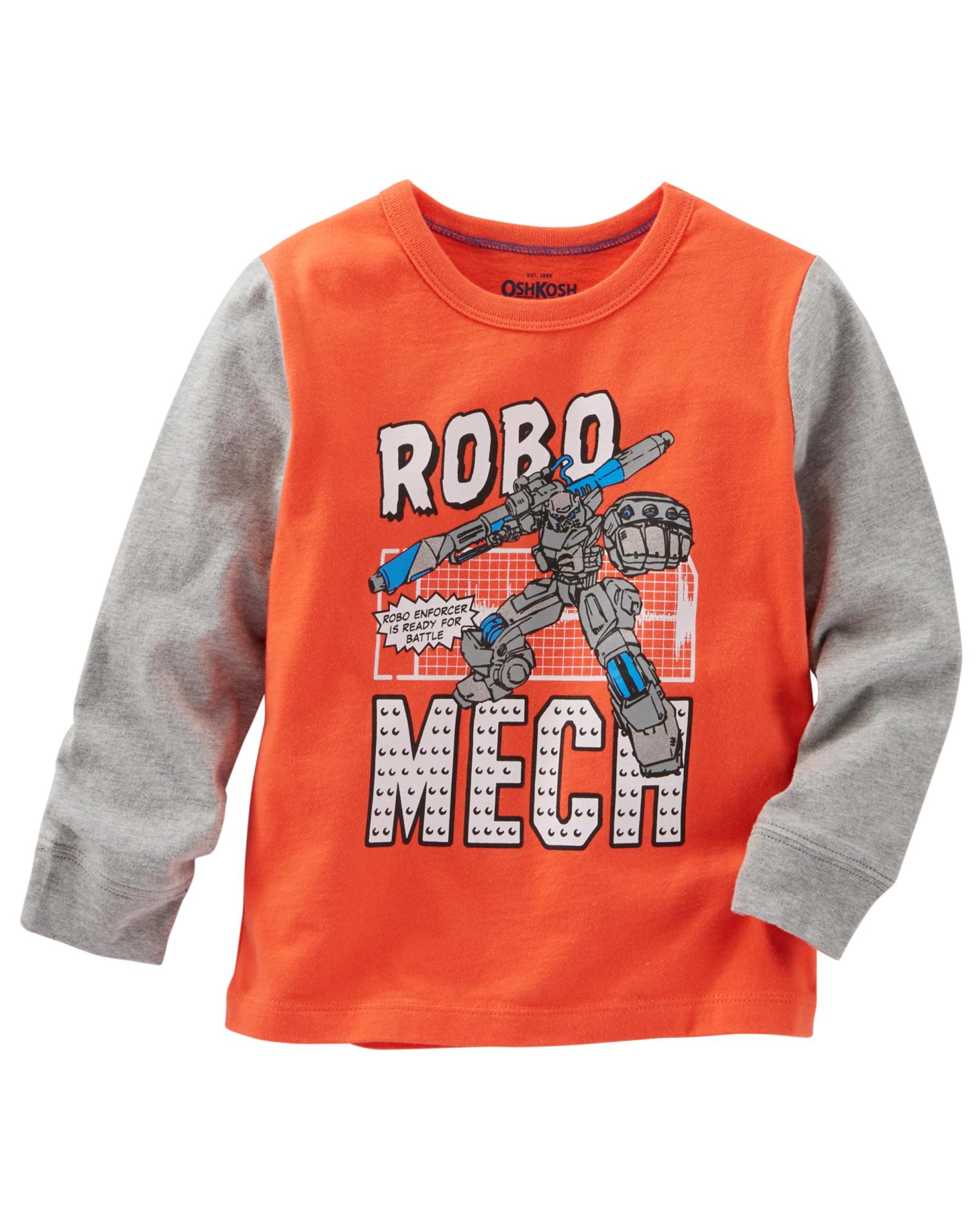 OshKosh Boys' Graphic T-Shirt - Robo Mech