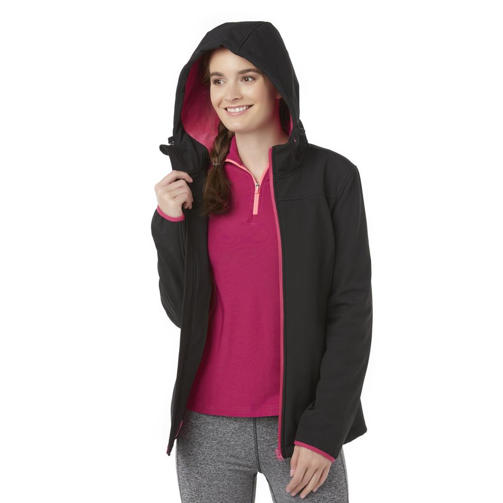Everlast&reg; Women's Hooded Soft-Shell Jacket