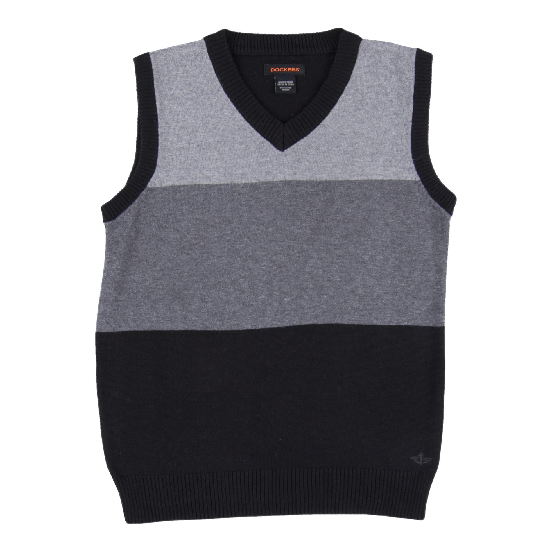Dockers Boys' Sweater Vest - Colorblock