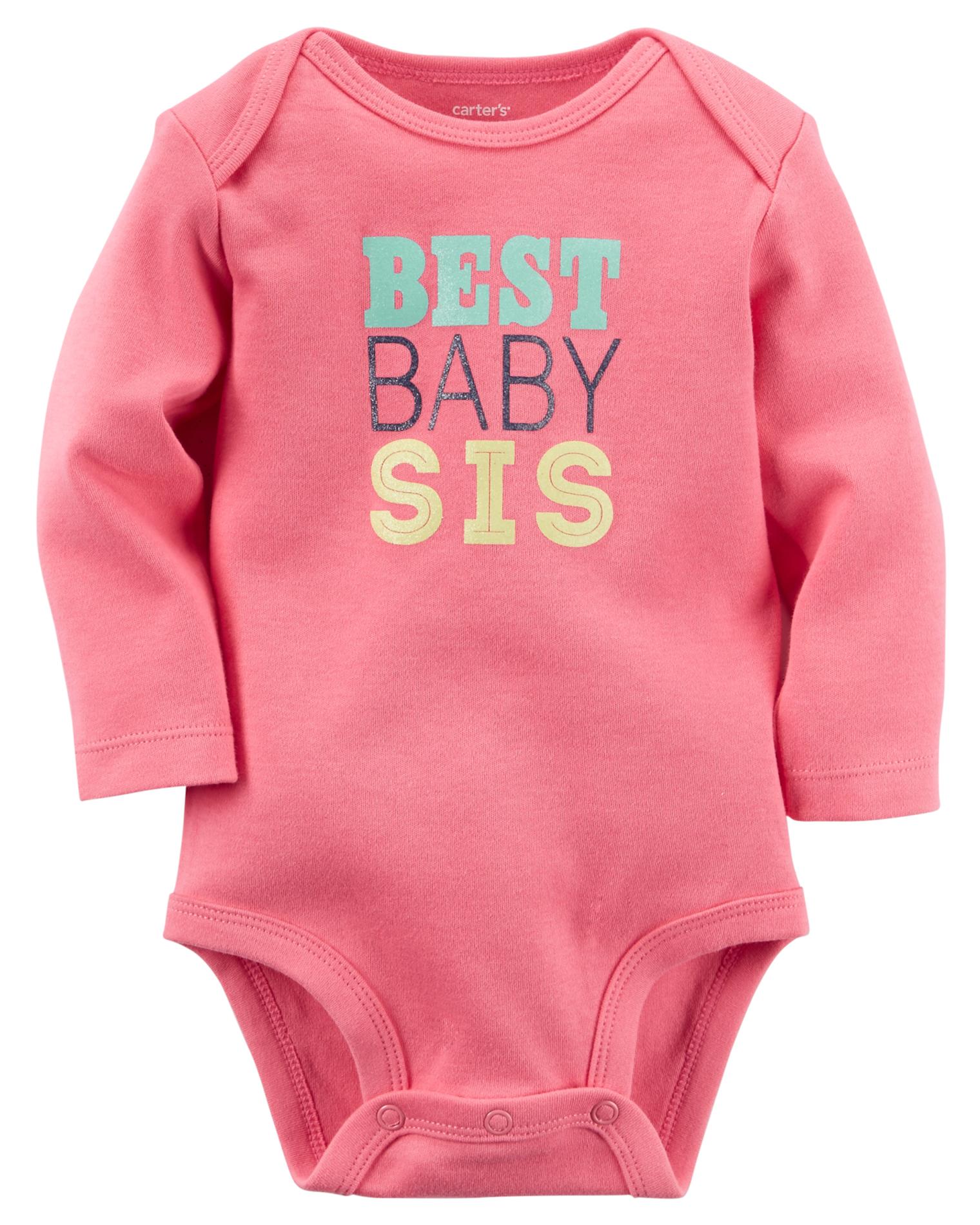 Carter's Newborn & Infant Girls' Bodysuit - Best Baby Sis