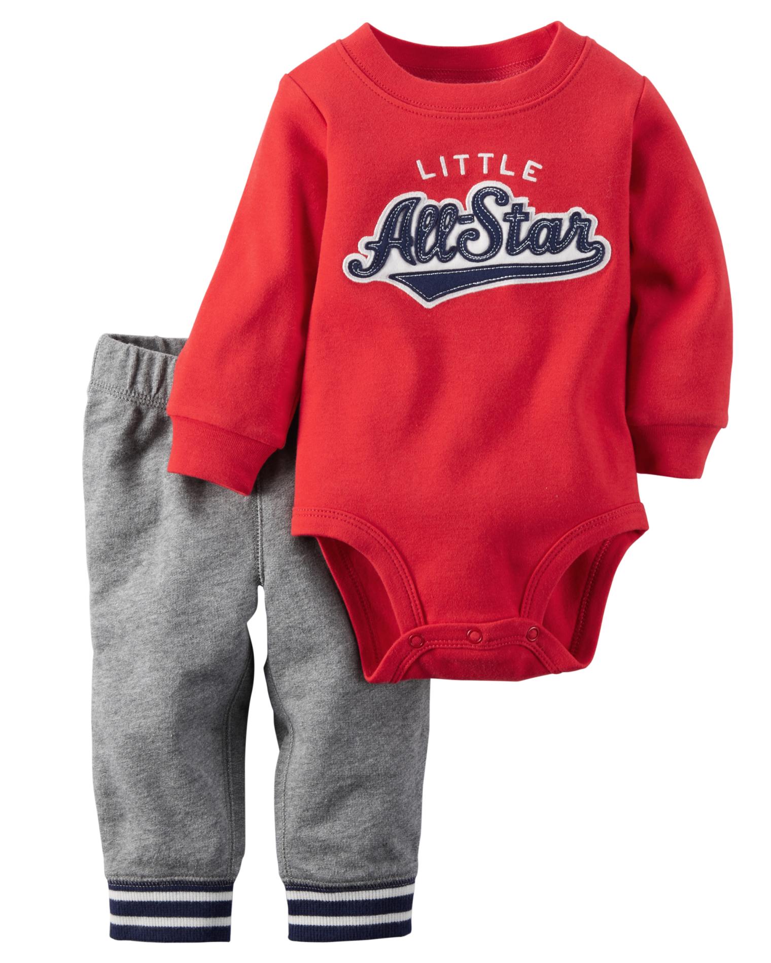 Carter's Newborn & Infant Boys' Bodysuit & Pants - Little All-Star