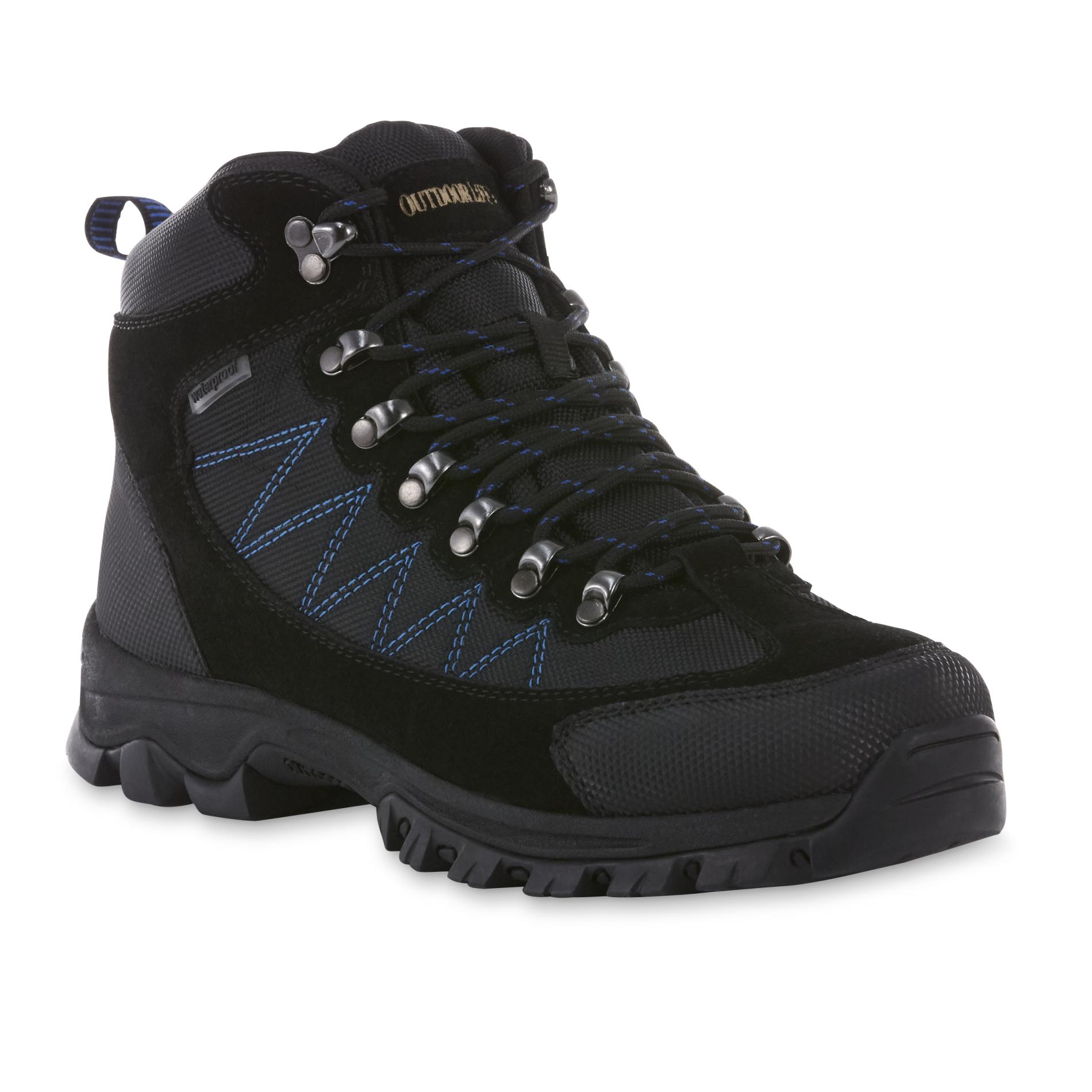 Outdoor Life Men's Bradford Black Waterproof Hiking Boot | Shop Your ...