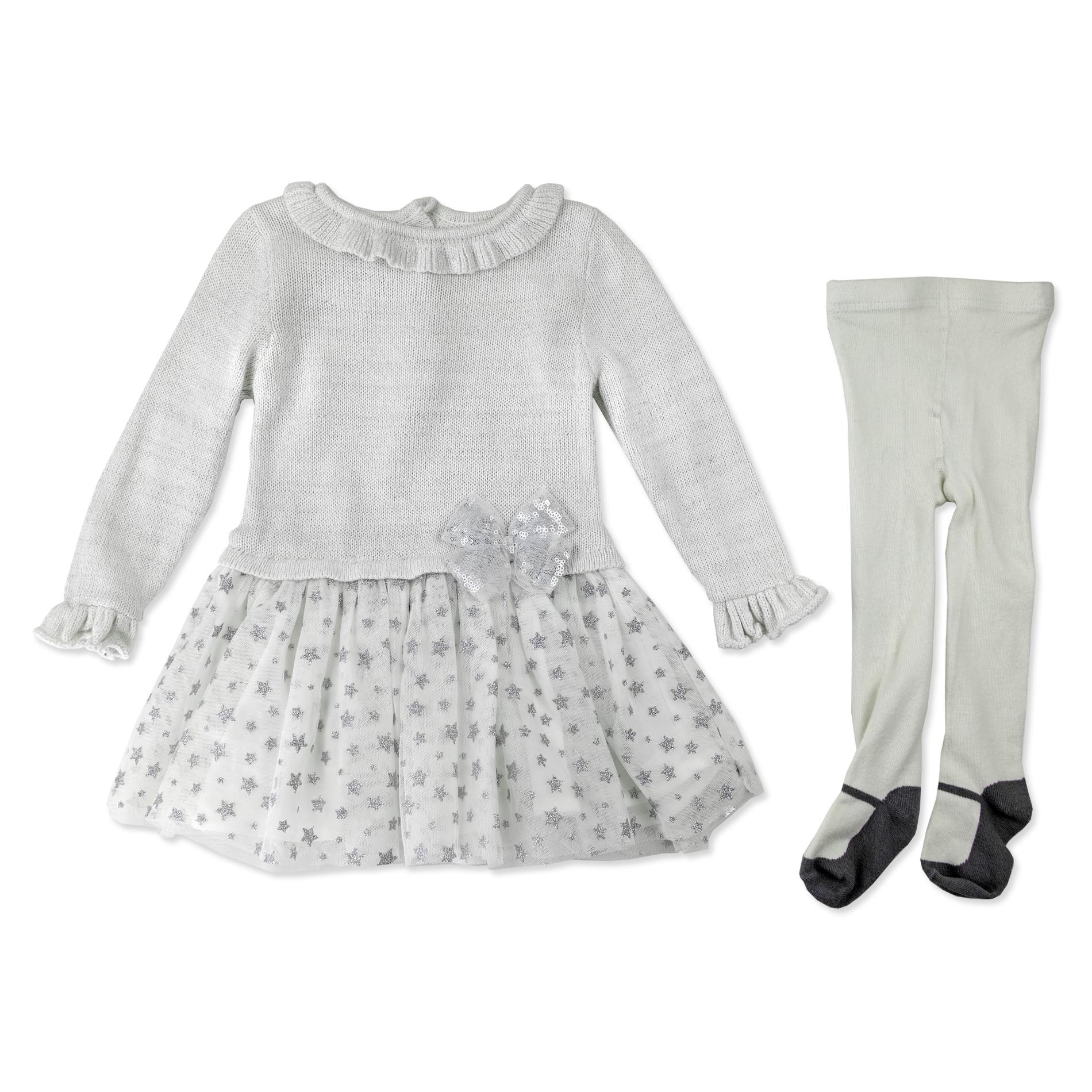 Nanette Infant Girls' Sweater Dress & Leggings - Star