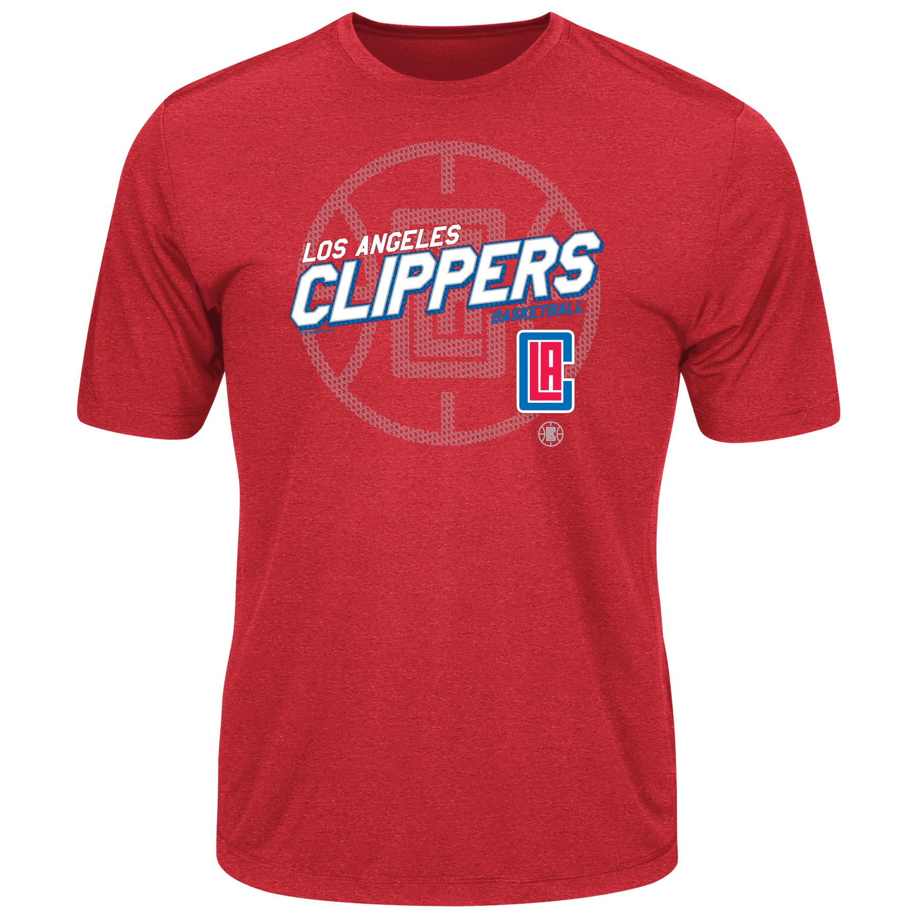 NBA(CANONICAL) Men's Big & Tall Heathered T-Shirt - Los Angeles Clippers