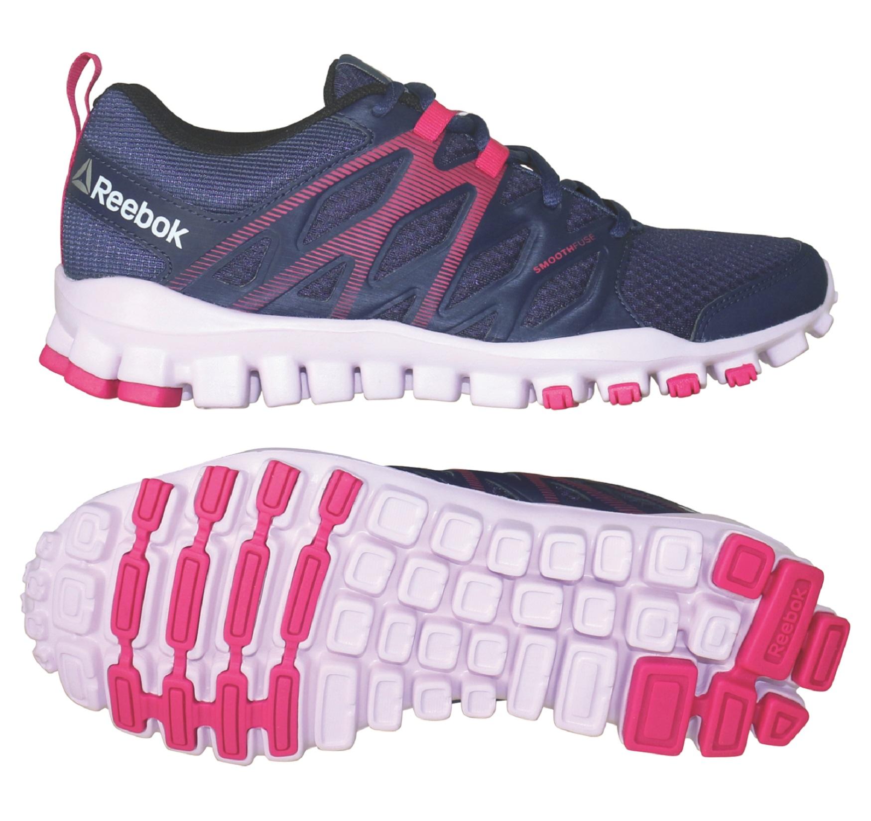 Reebok Women's RealFlex Train 4.0 Athletic Shoe - Navy/Pink