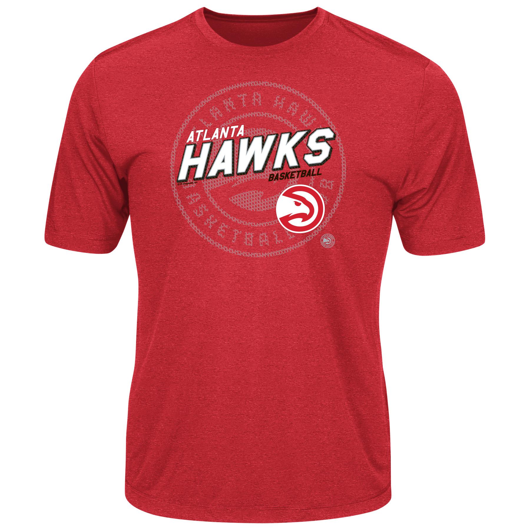 NBA(CANONICAL) Men's Big & Tall Heathered T-Shirt - Atlanta Hawks