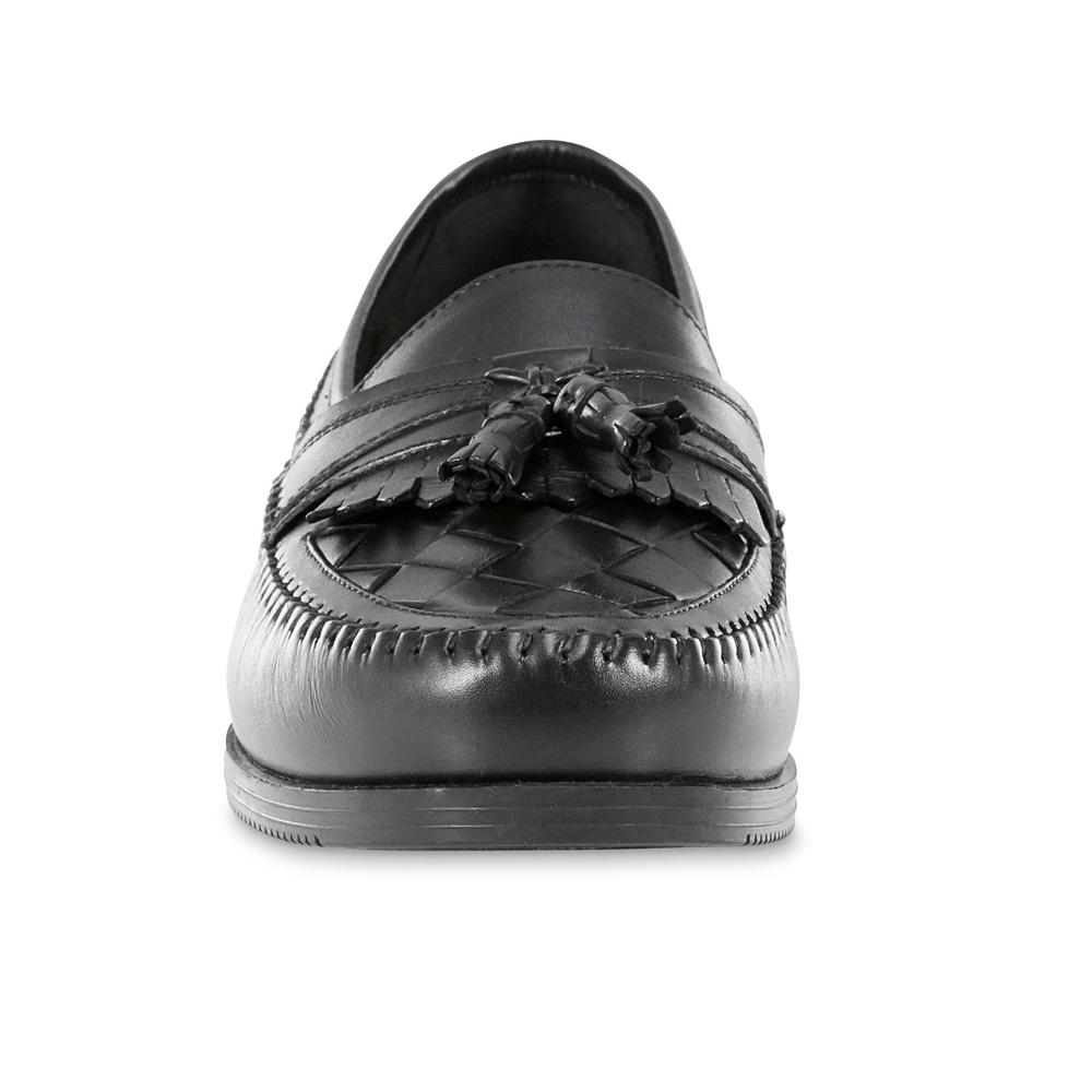 Giorgio Brutini Men's Higgins Leather Tassel Loafer - Black