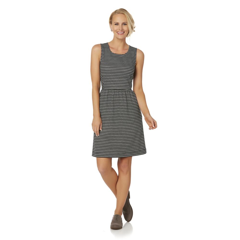 Simply Styled Women's Fit & Flare Dress - Striped